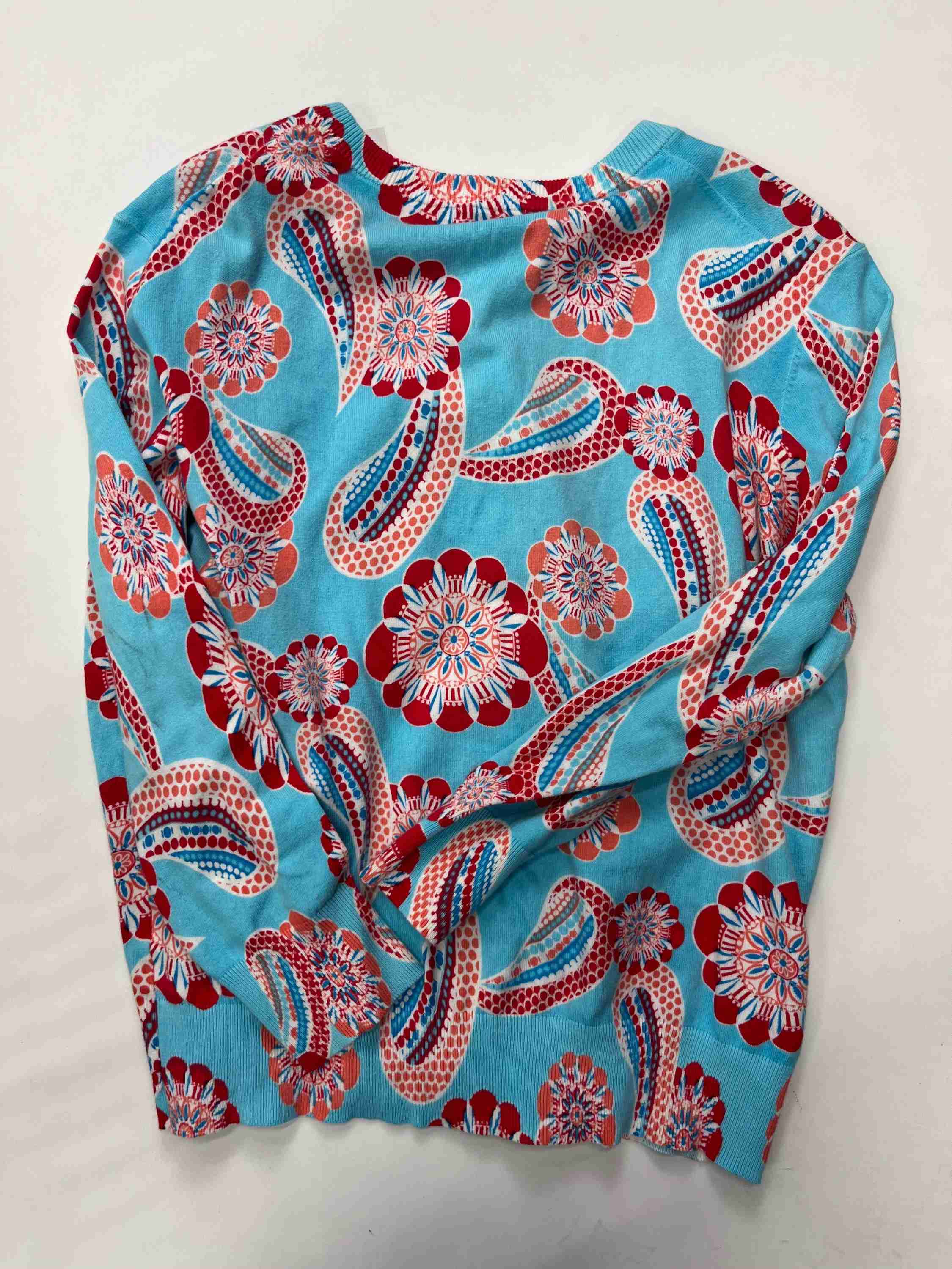 Light Blue Sweater Cardigan Crown And Ivy, Size Xl - Image 2