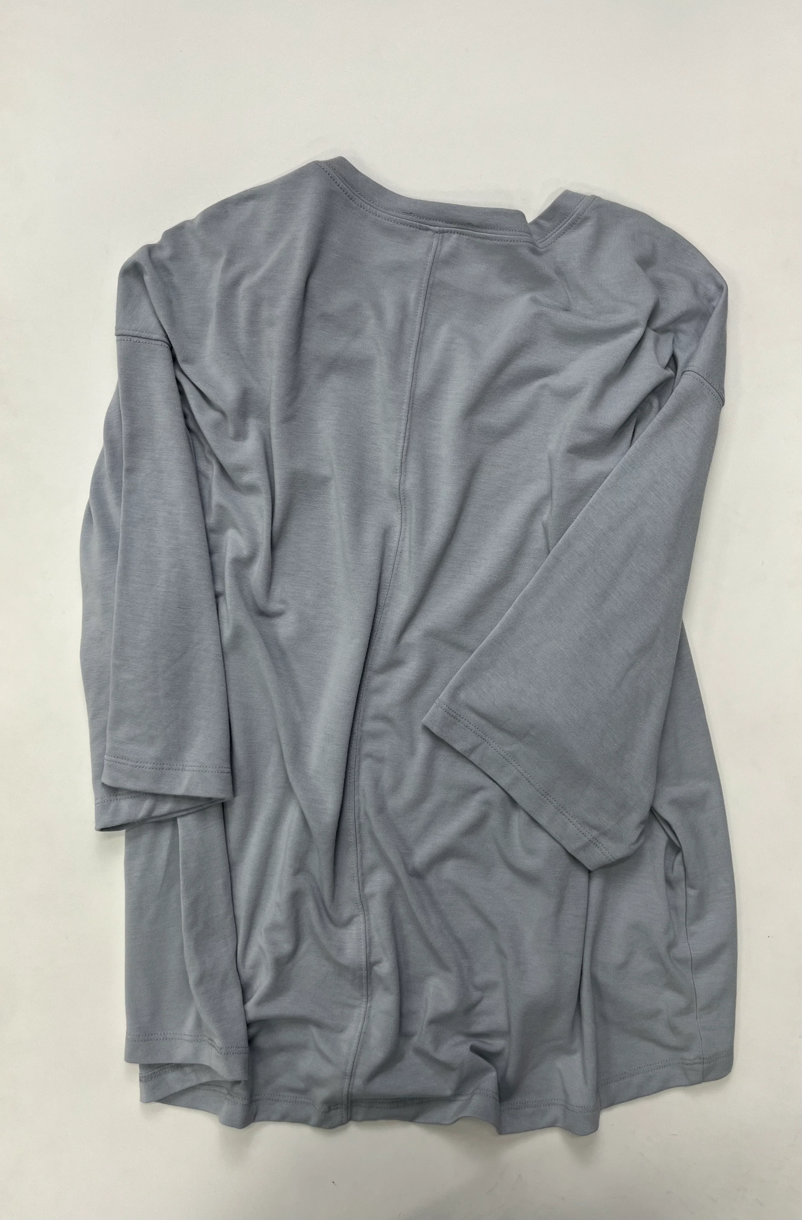Light Blue Top Short Sleeve Zenana Outfitters, Size L - Image 2
