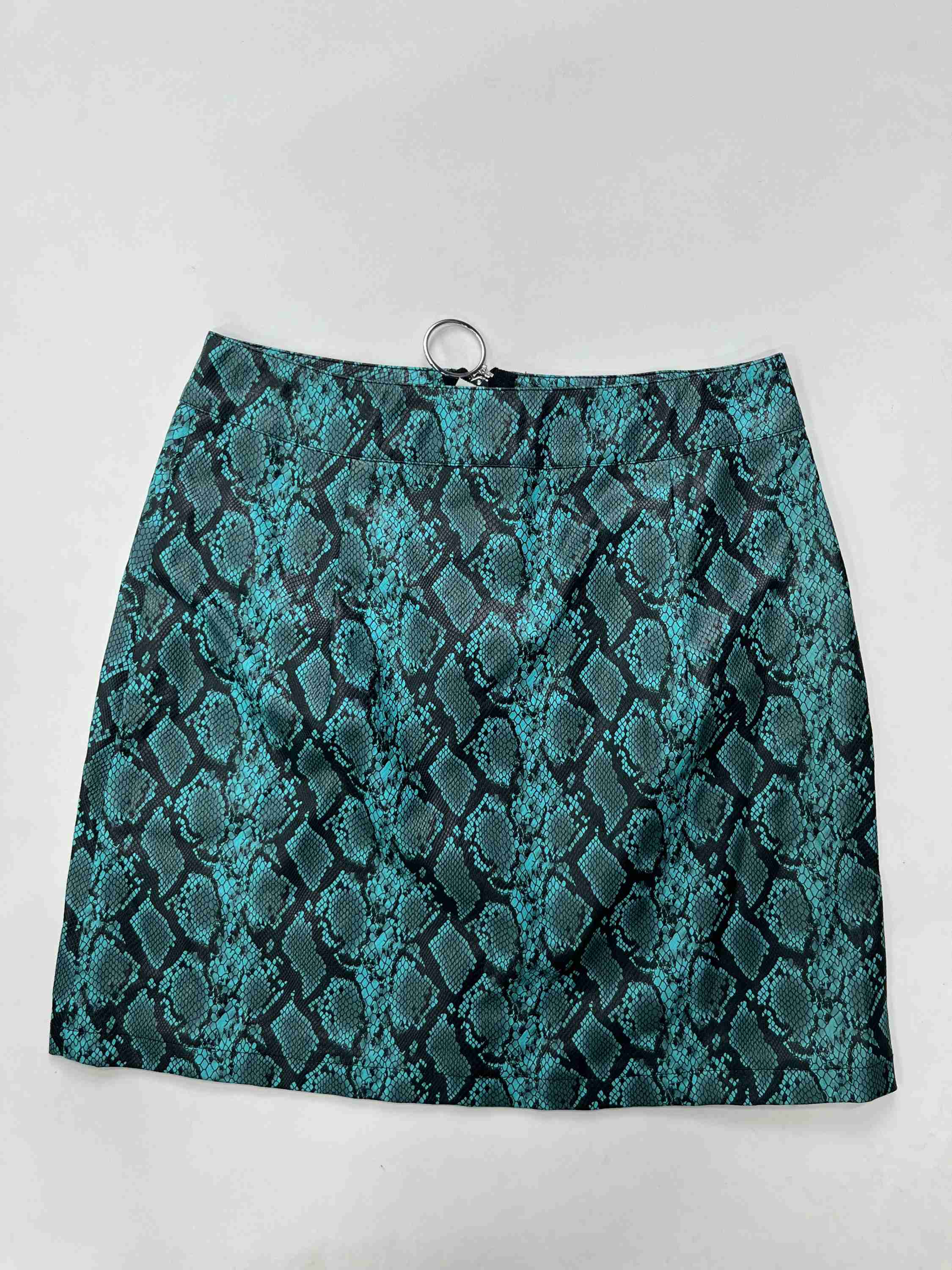 Animal Print Skirt Mini & Short Tiger Mist, Size 8 - Image 2