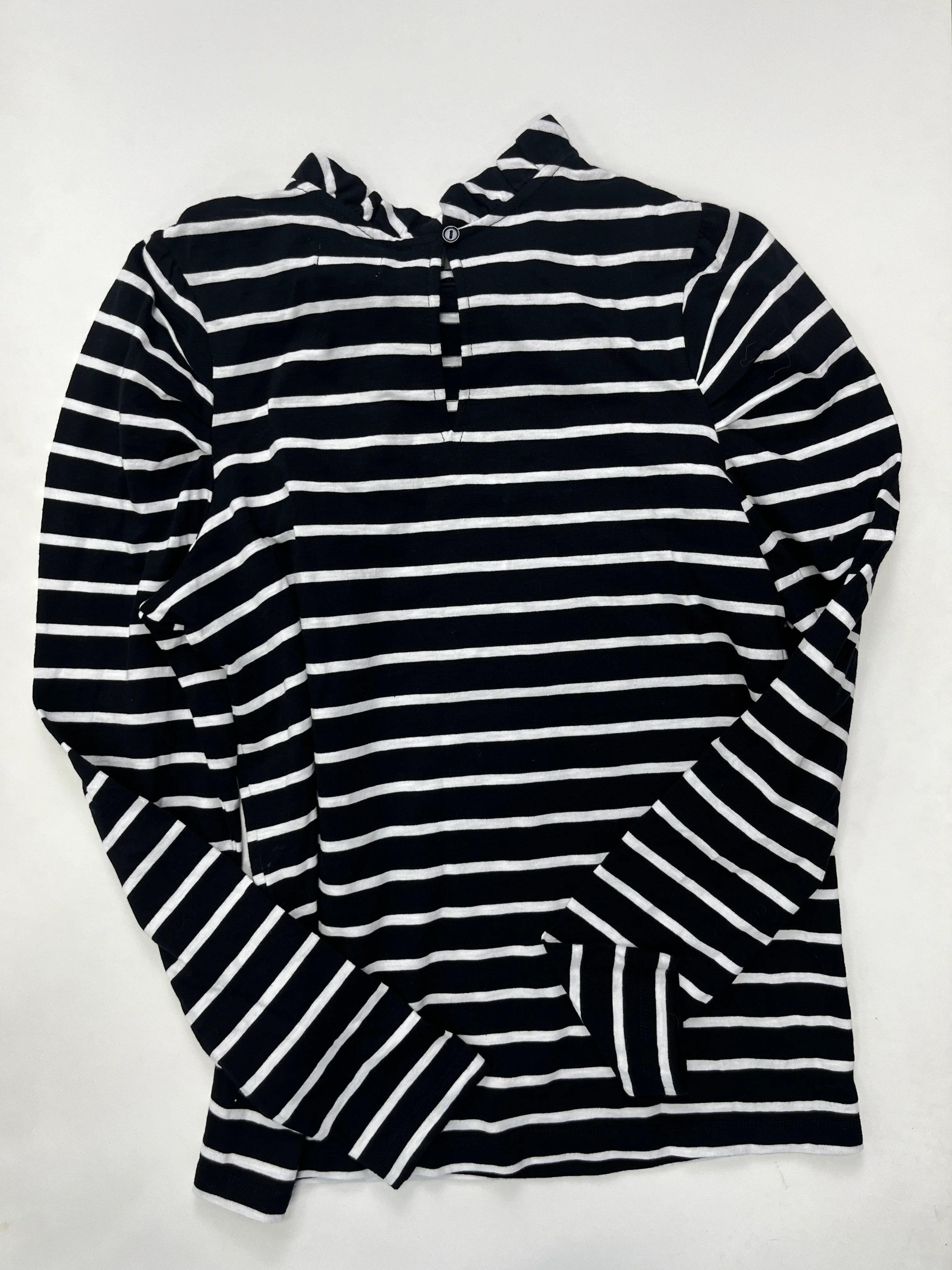 Striped Top Long Sleeve Crown And Ivy NWT, Size M - Image 2