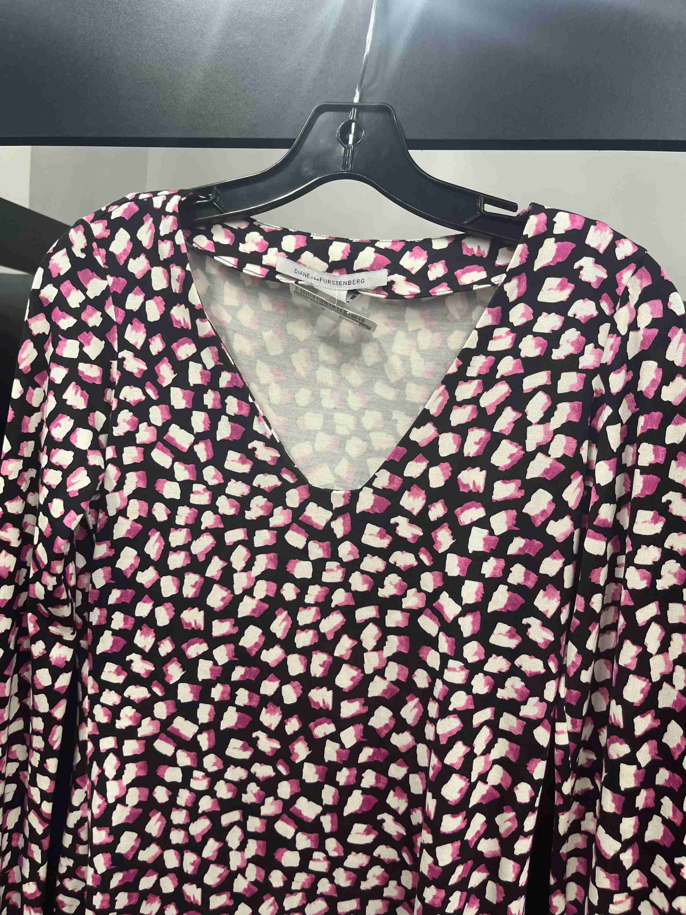 Black Dress Work Diane Von Furstenberg, Size Xs - Image 3