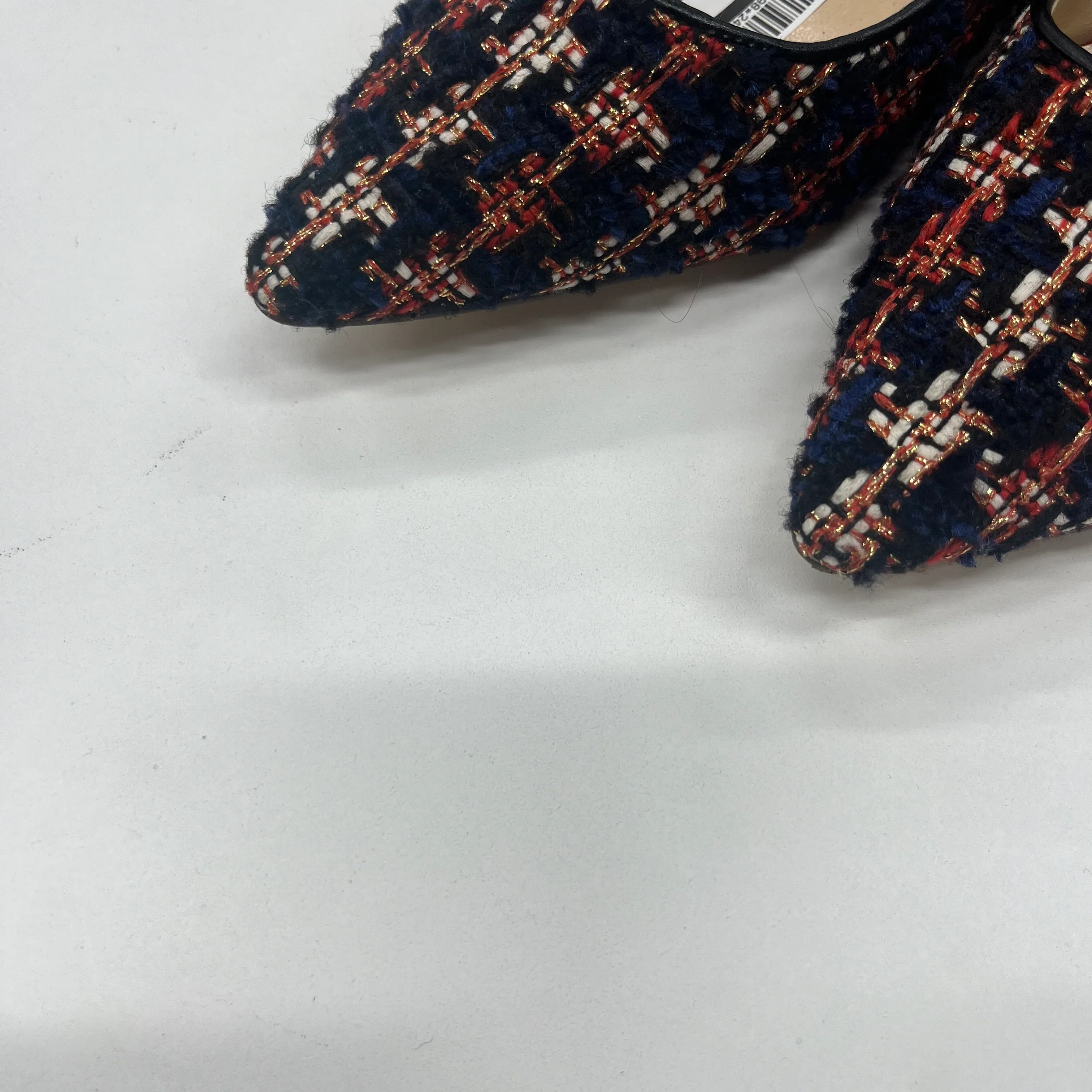 Tweed Shoes Heels Block Sole Society, Size 8 - Image 2