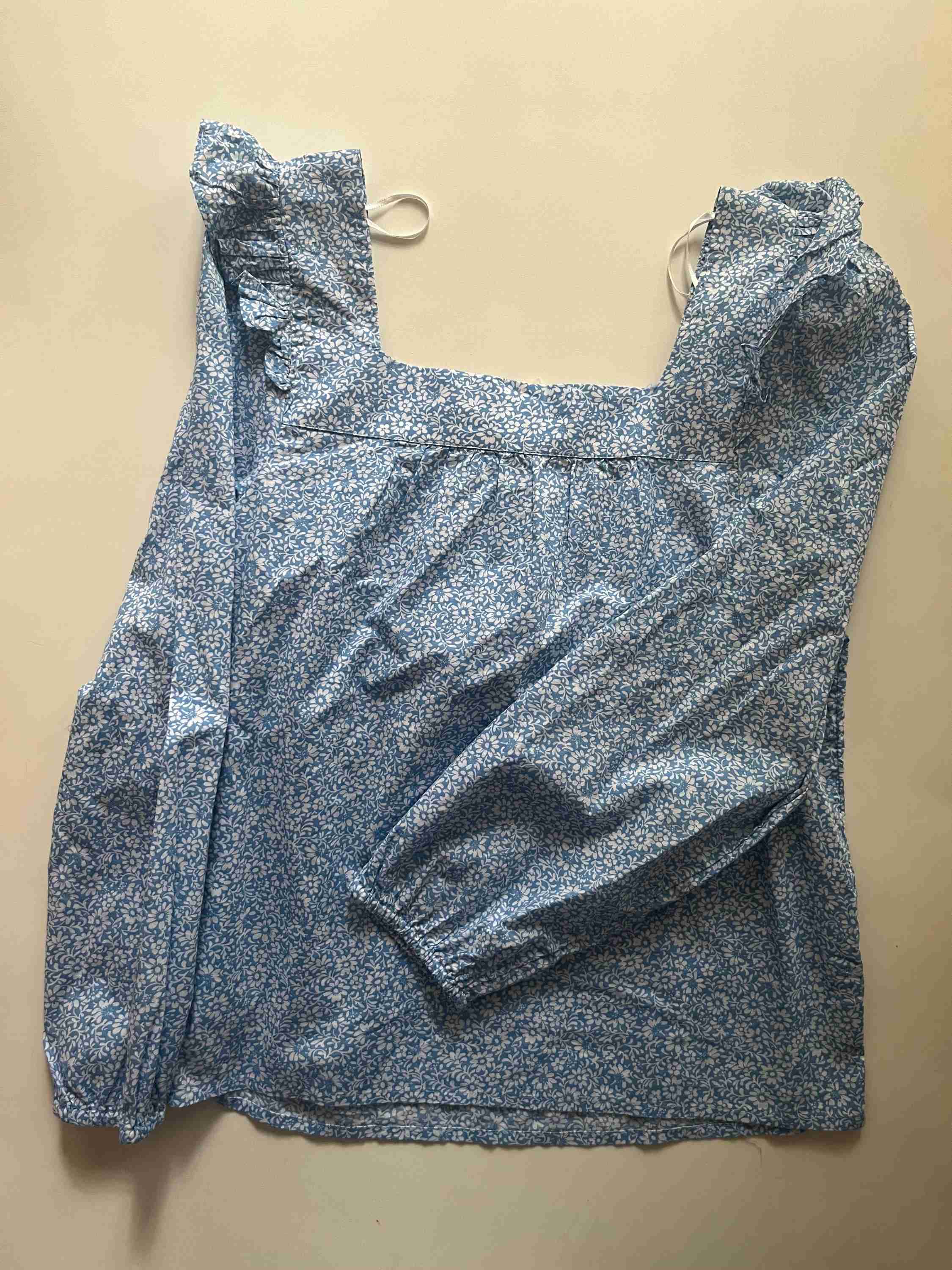 Blue Top Long Sleeve J Crew, Size S - Image 2