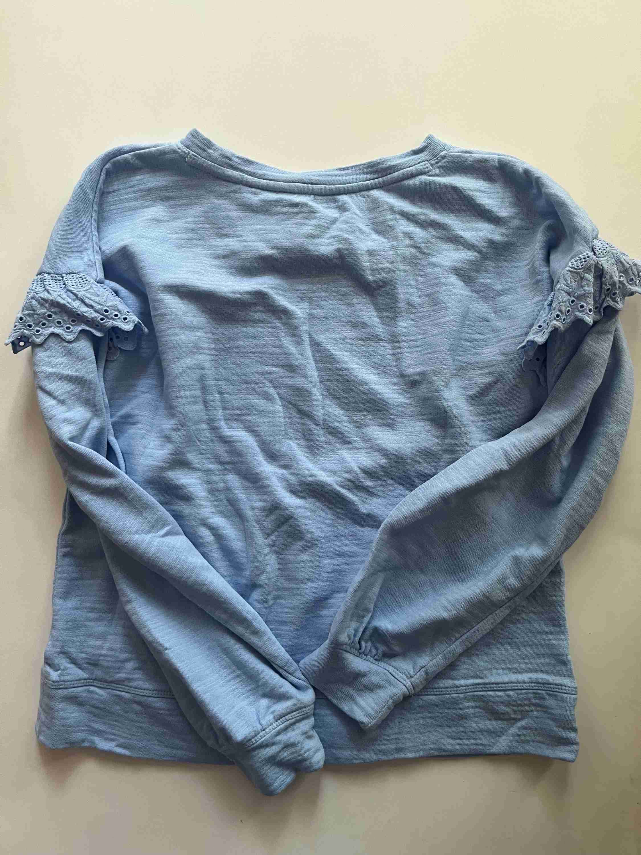 Light Blue Sweatshirt Crewneck Crown And Ivy, Size S - Image 2