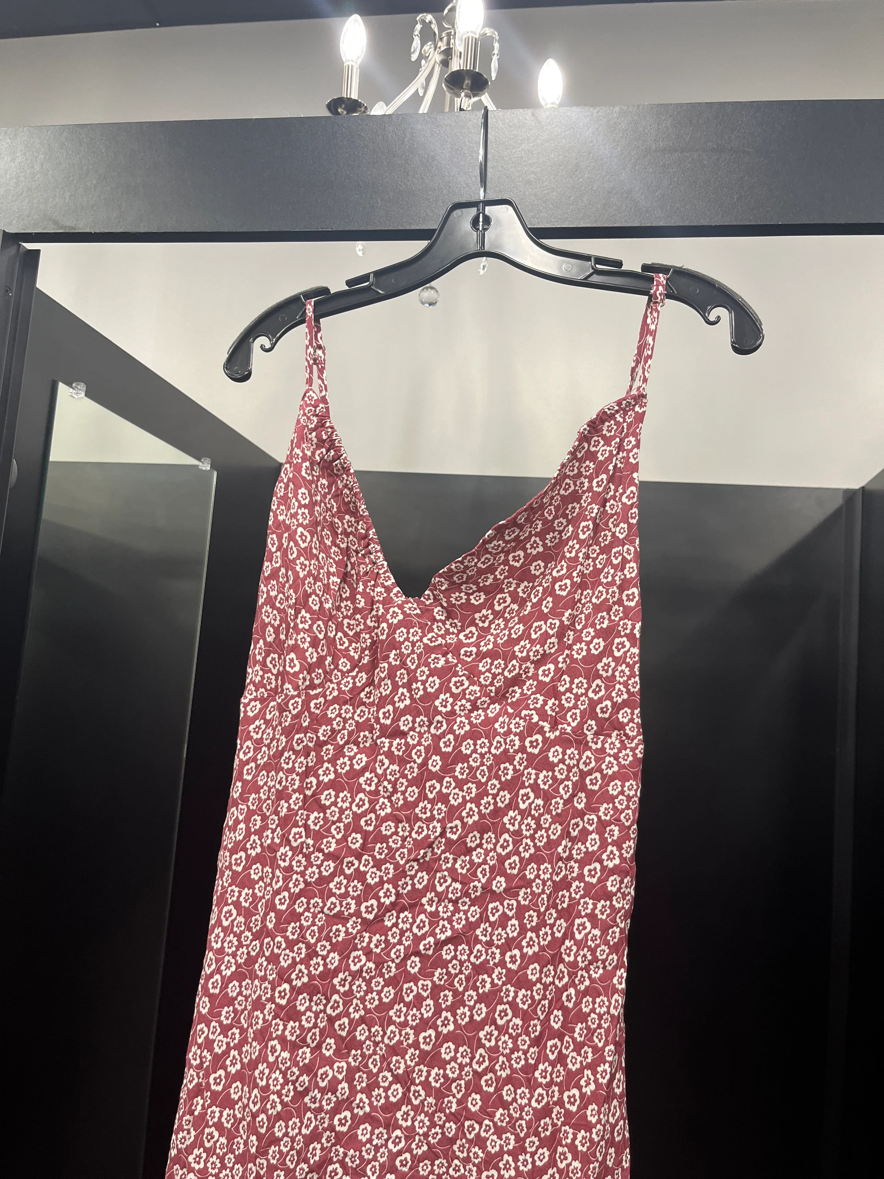 Burgundy Dress Casual Maxi Wild Fable NWT, Size L - Image 3