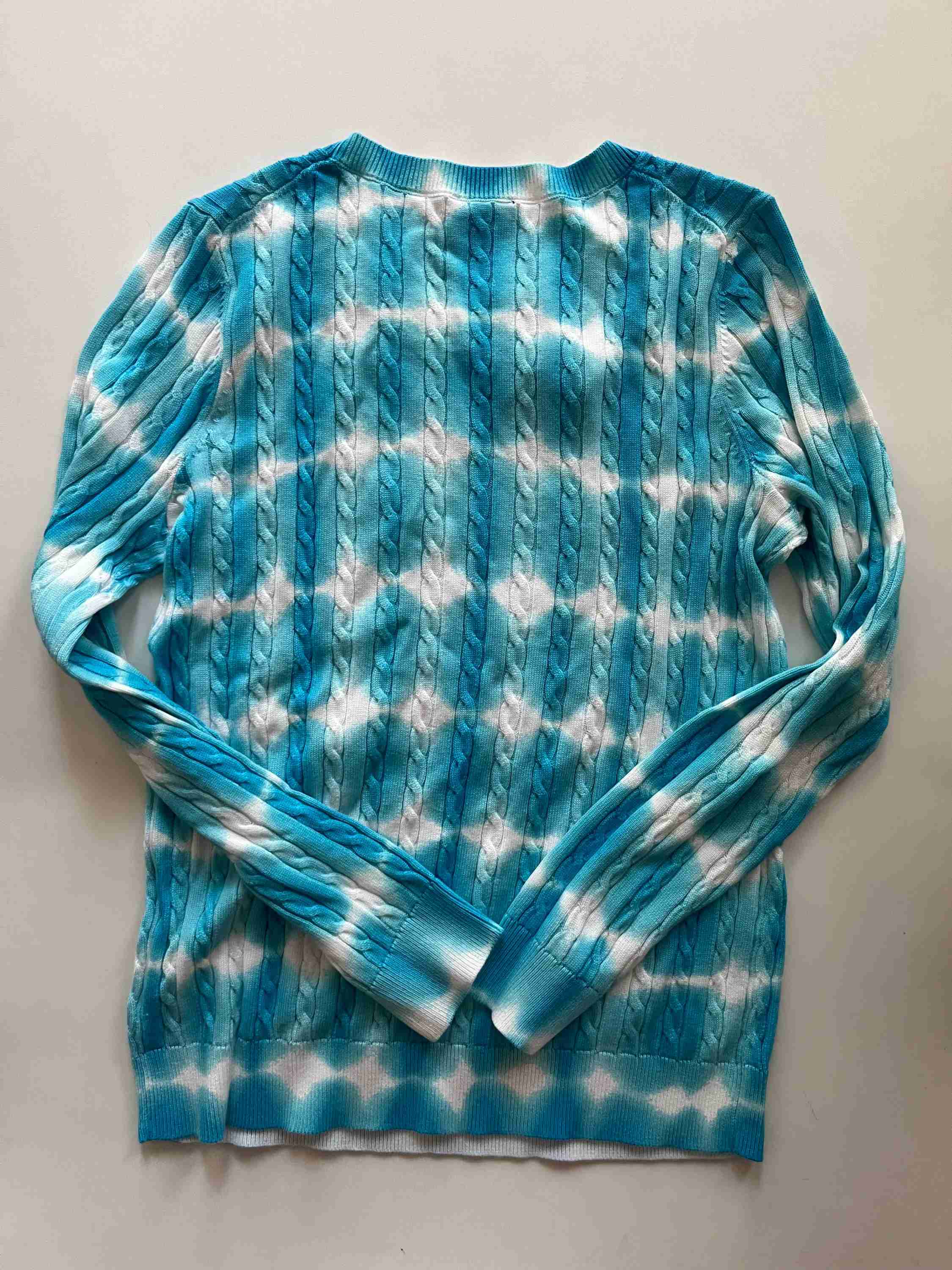 Turquoise Sweater Talbots, Size S - Image 2