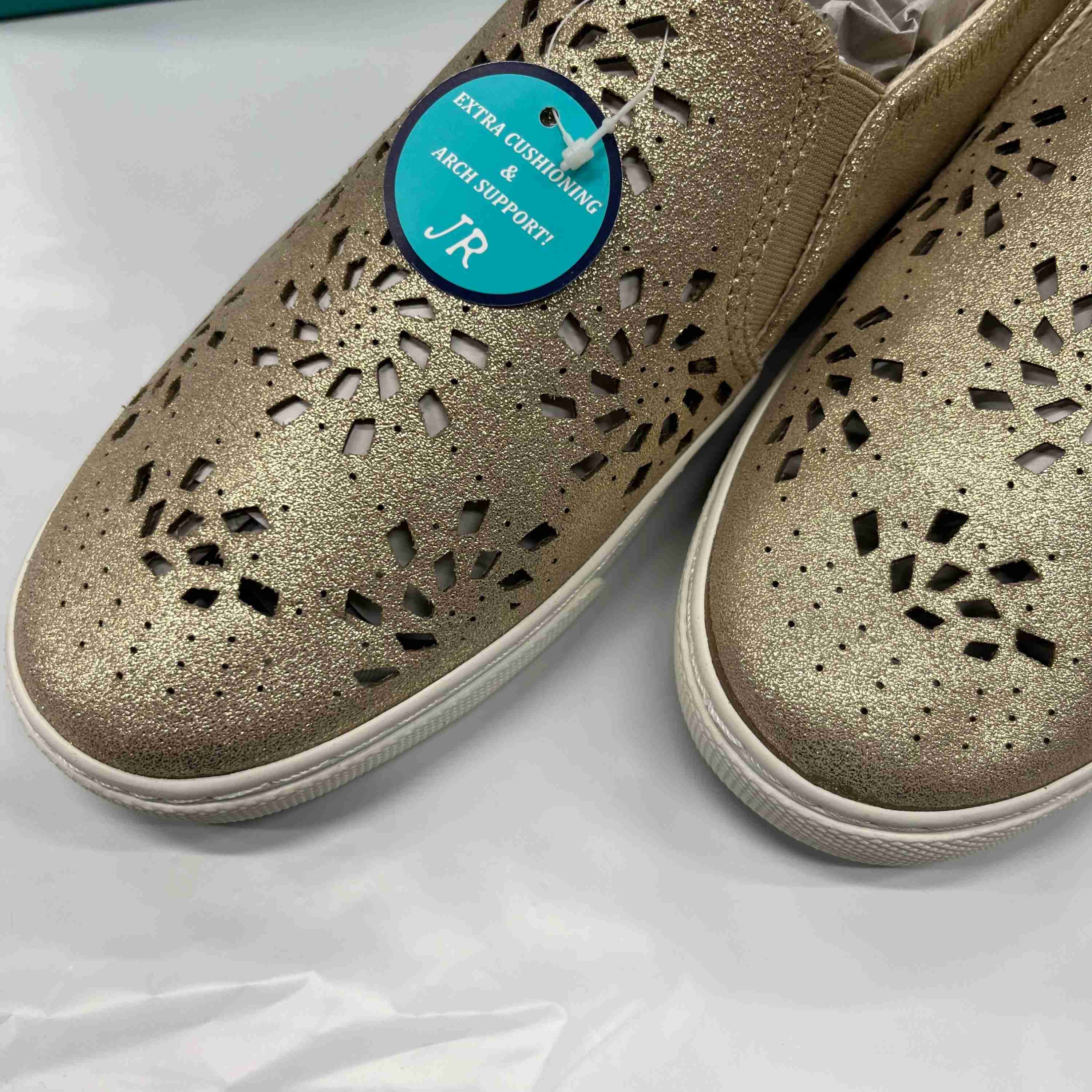 Bronze Shoes Flats Loafer Oxford Jack Rogers, Size 10 - Image 2