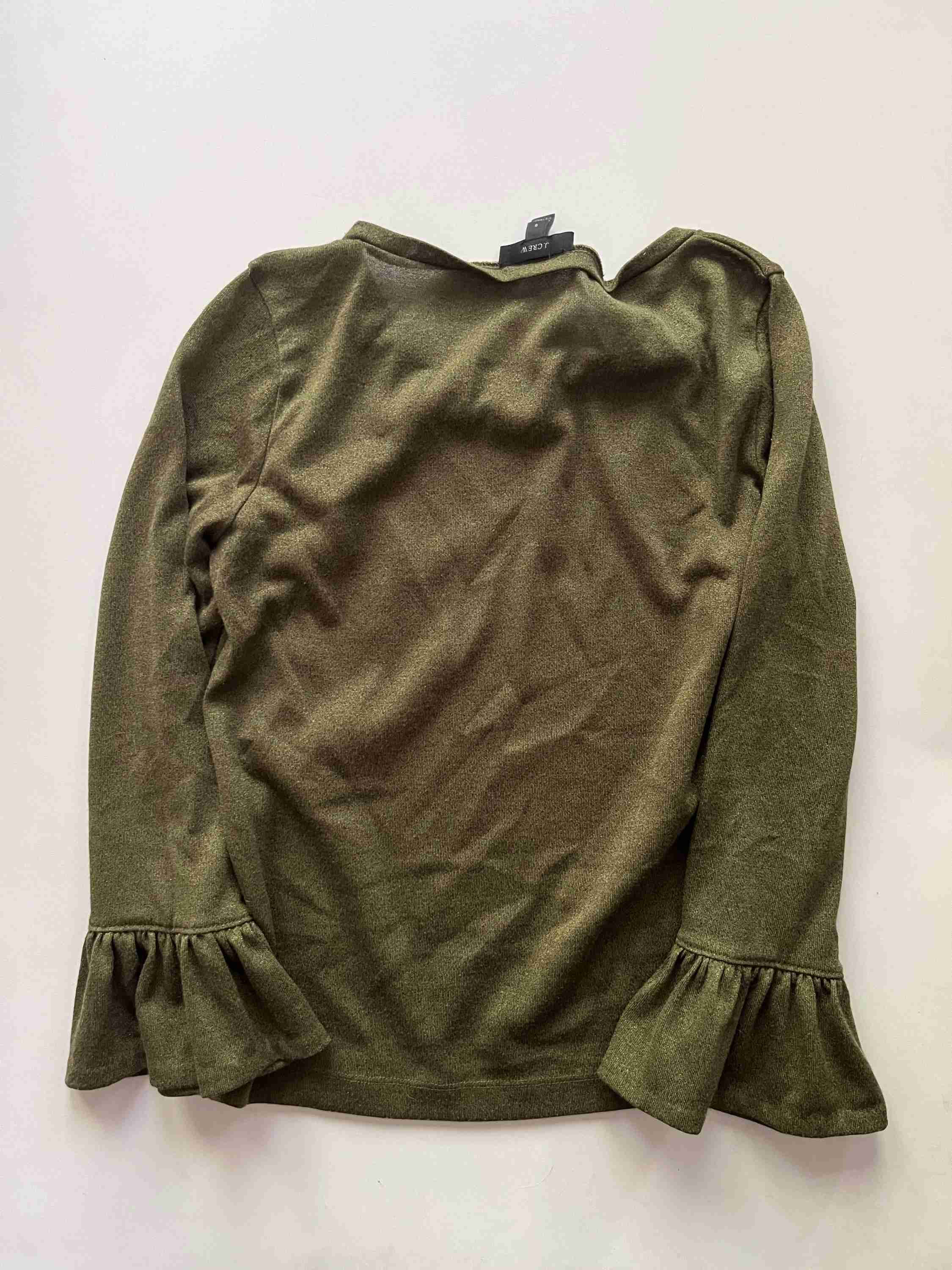 Top Long Sleeve By J Crew In Green, Size: S - Image 2