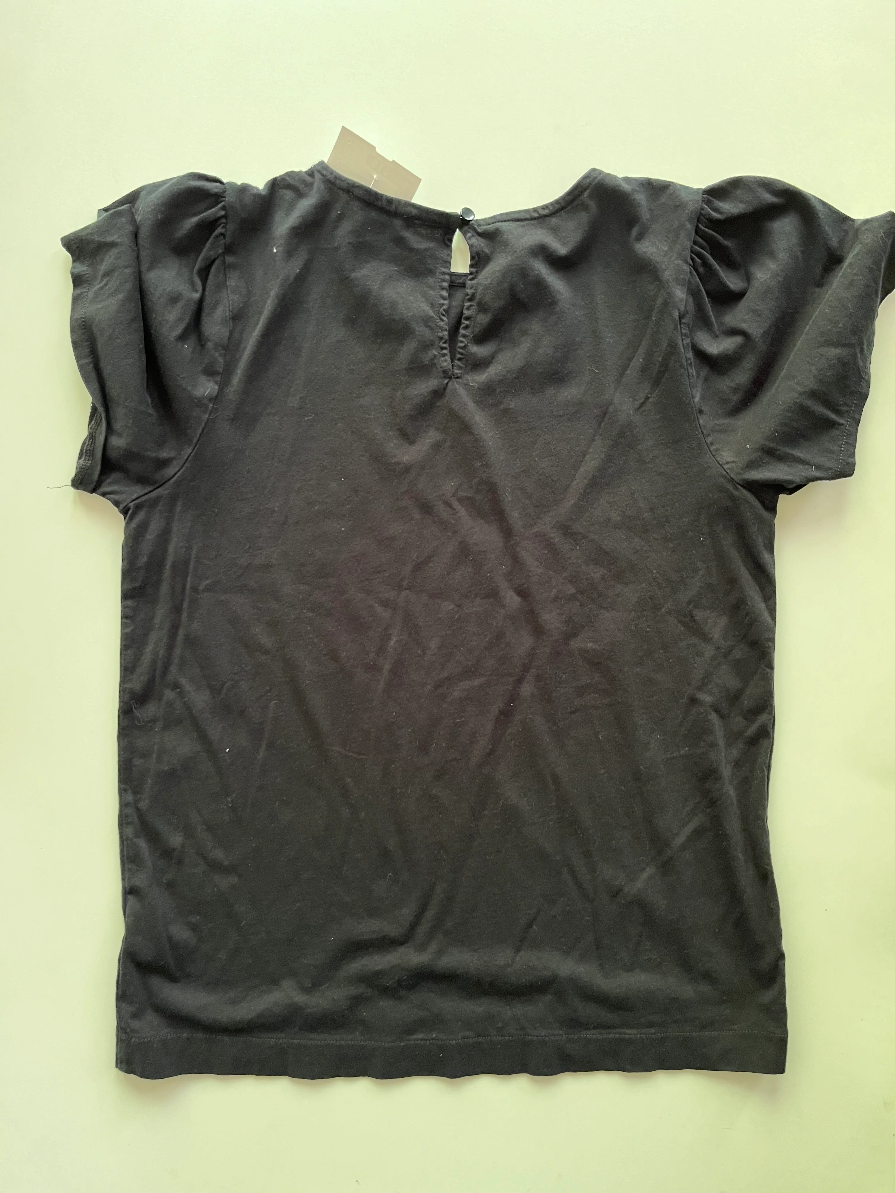 Top Short Sleeve By J Crew O In Black, Size: Xs - Image 2