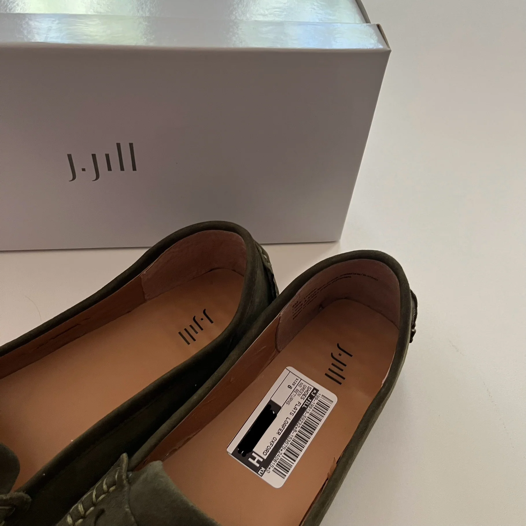 Shoes Flats Loafer Oxford By J Jill In Green, Size: 8 - Image 3