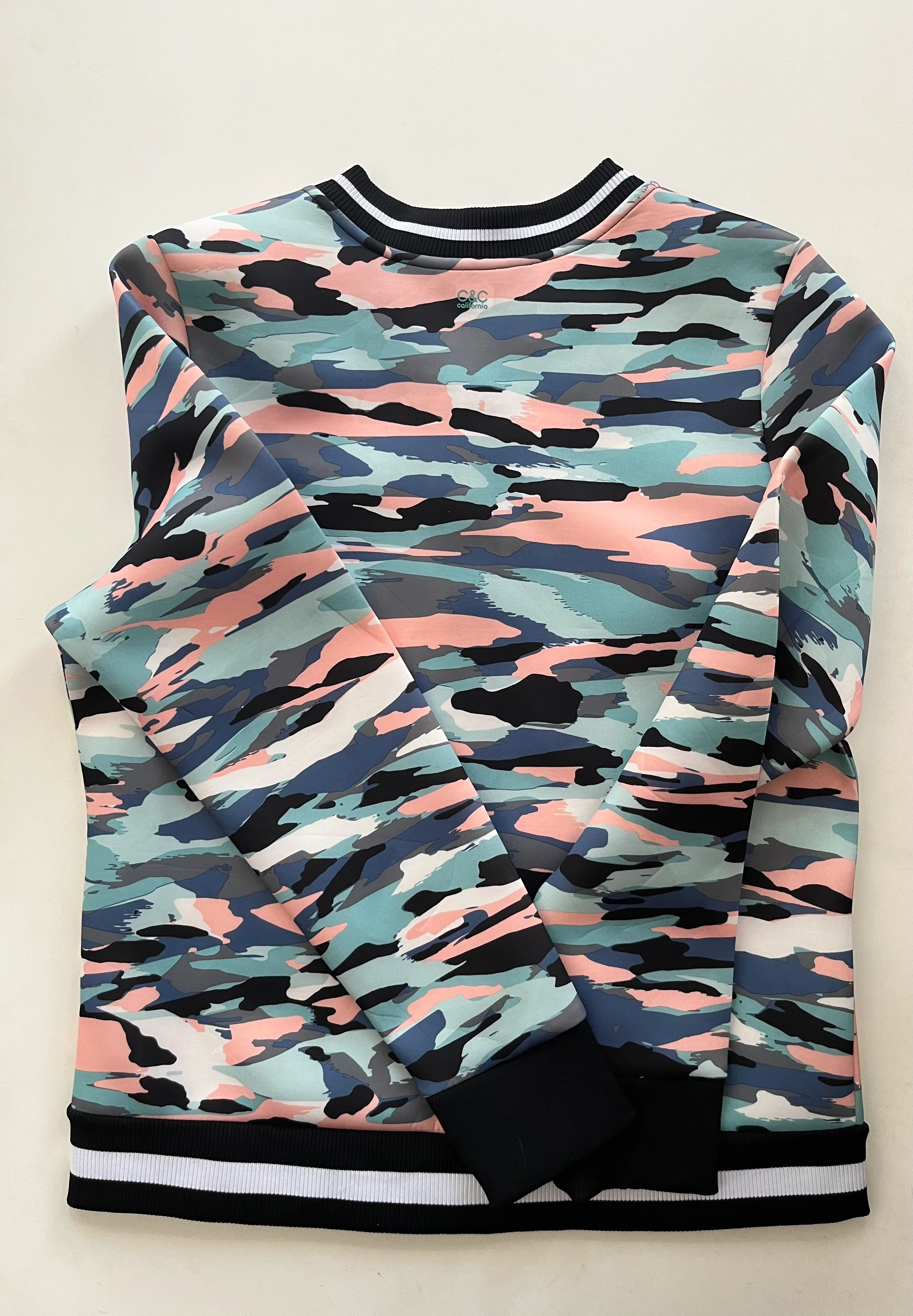 Athletic Jacket By C And C In Multi-colored, Size: Xl - Image 2