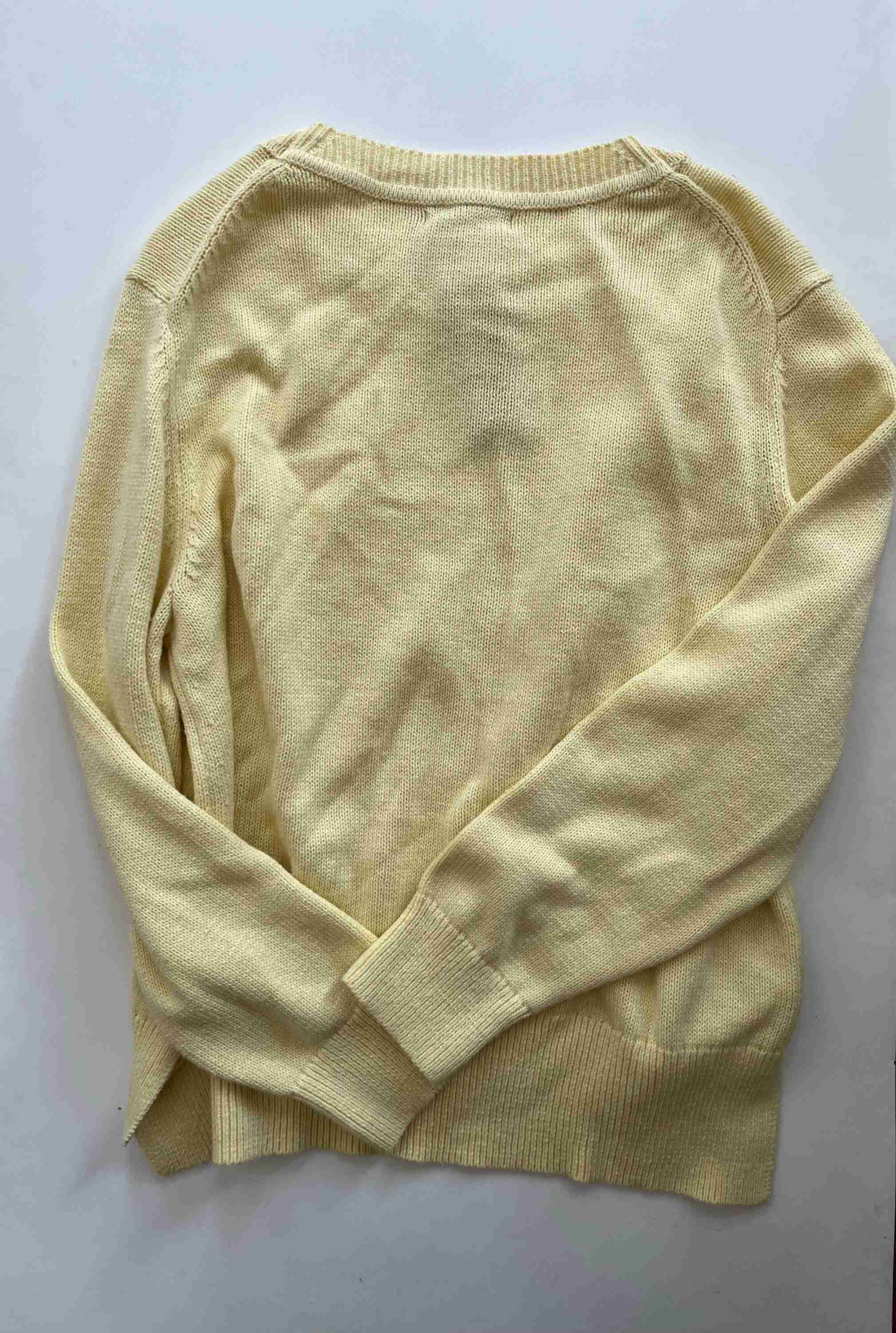 Sweater By Banana Republic O In Yellow, Size: Xl - Image 2