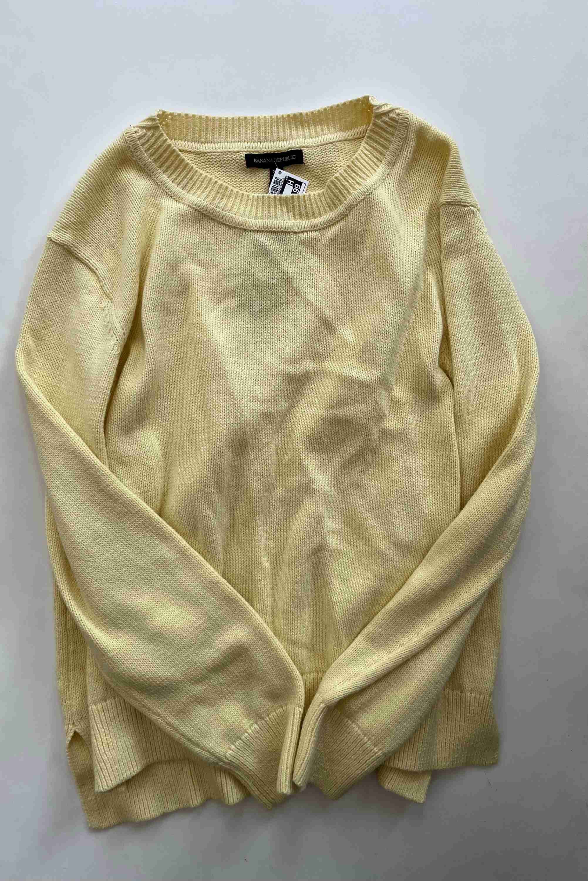 Sweater By Banana Republic O In Yellow, Size: Xl - Image 1