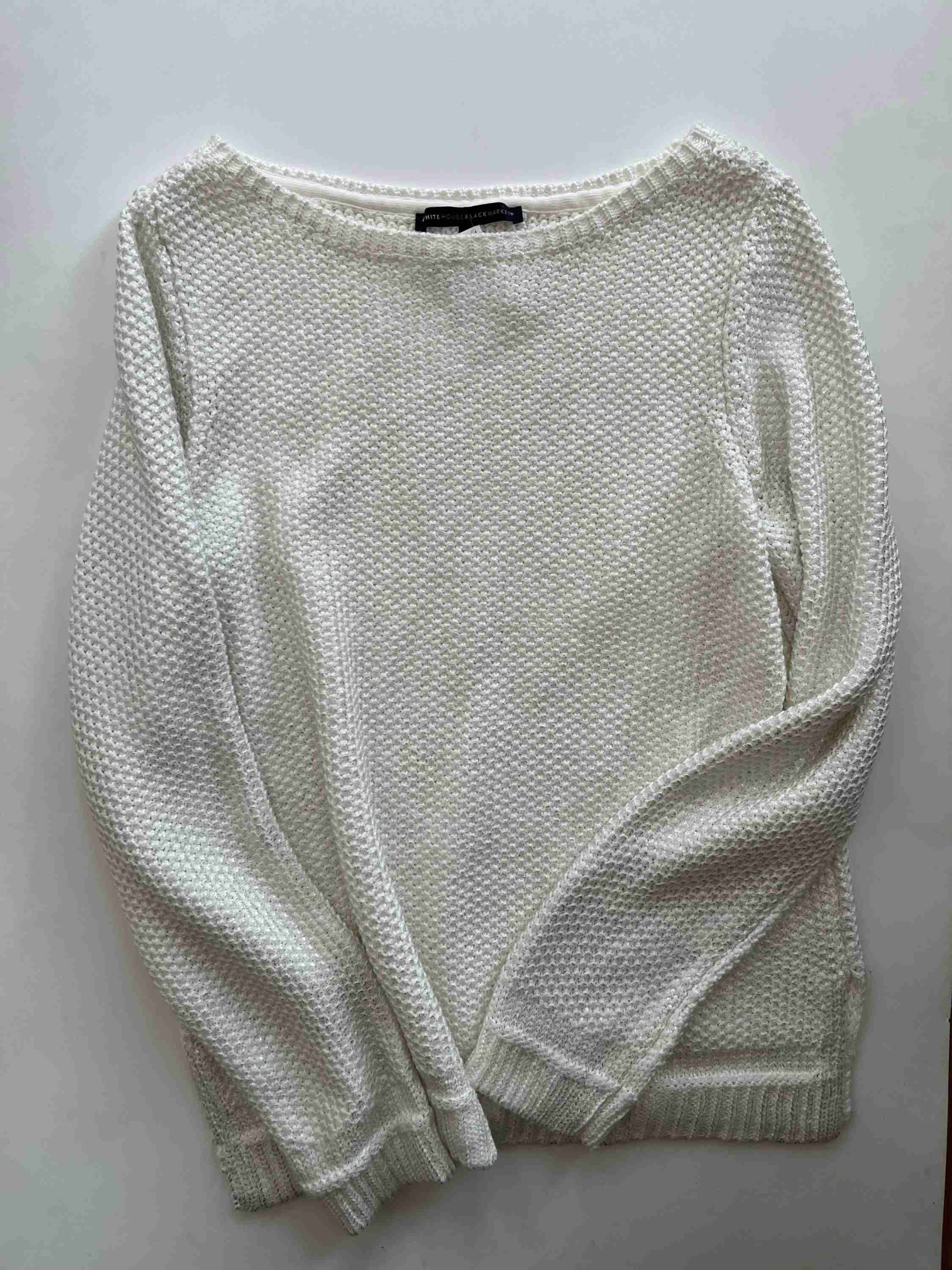 Sweater By White House Black Market O In White, Size: Xl