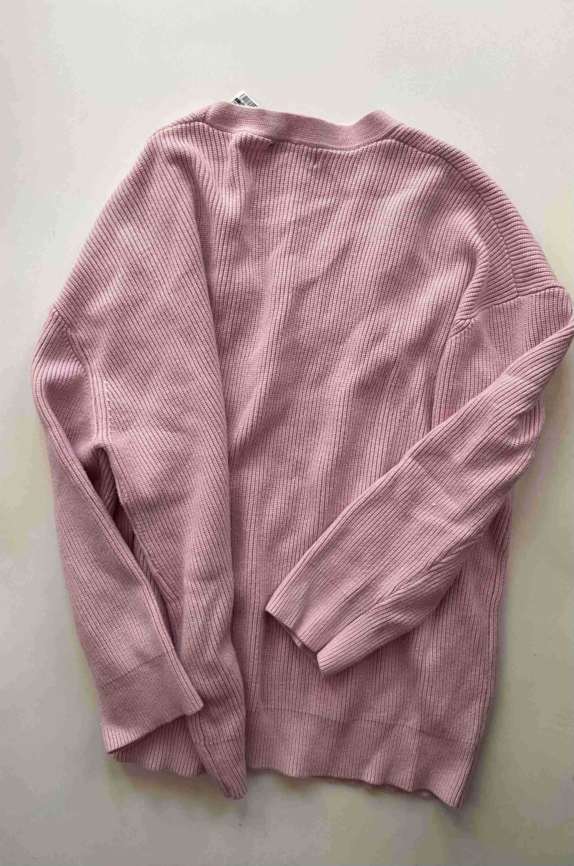 Sweater Cardigan By LILLUSORIS In Light Pink, Size: Xl - Image 2