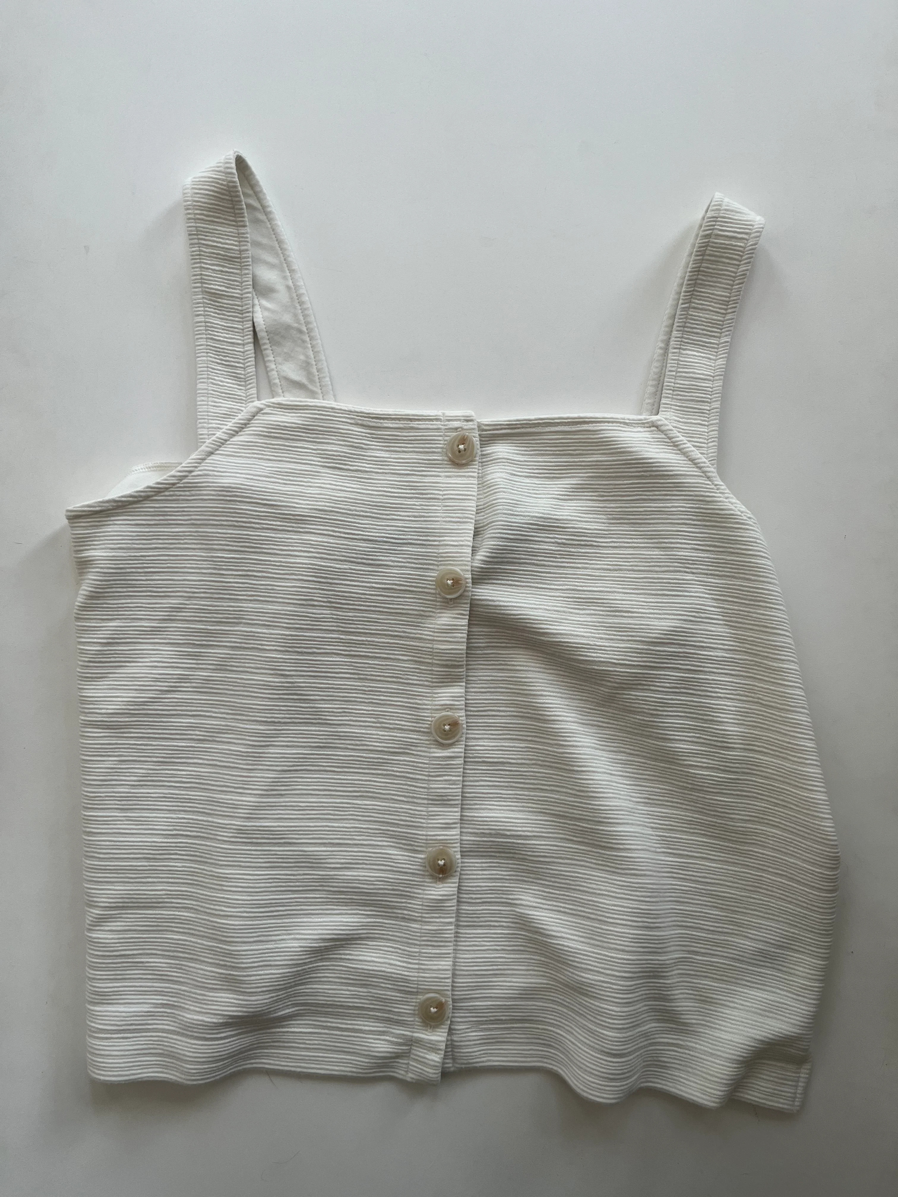 Top Sleeveless By J Crew In Cream, Size: Xl - Image 1