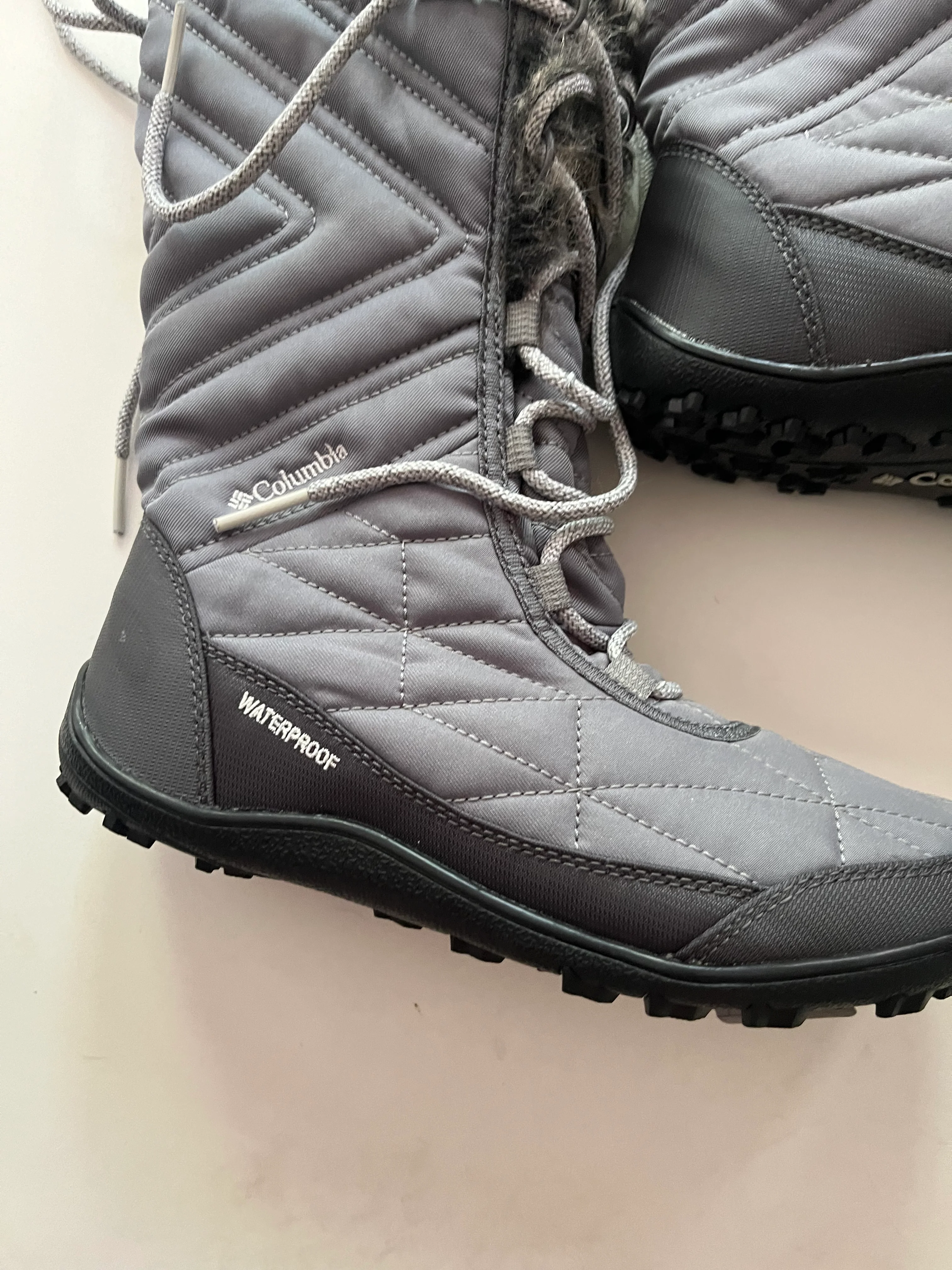 Boots Ankle Flats By Columbia In Grey, Size: 7 - Image 3