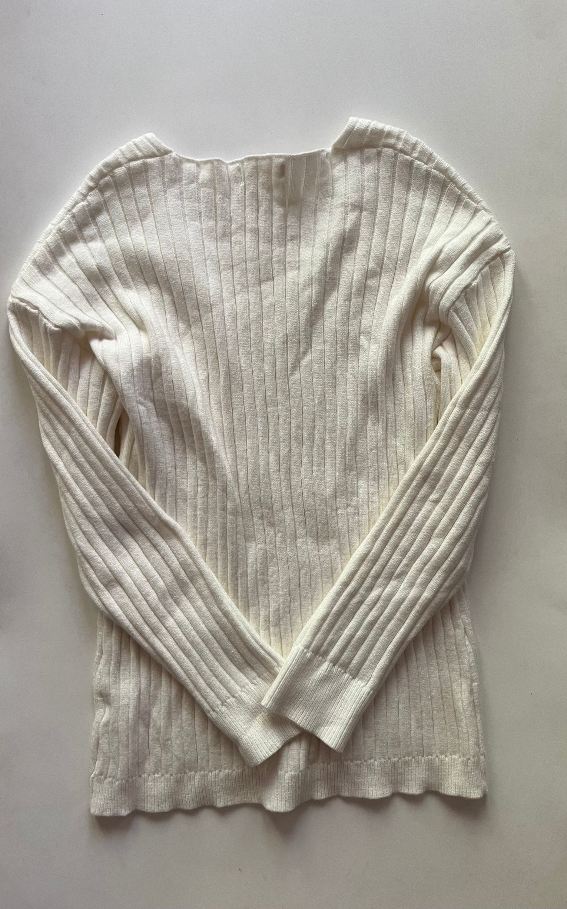 Sweater By Vine & Love  In Cream, Size: L - Image 2