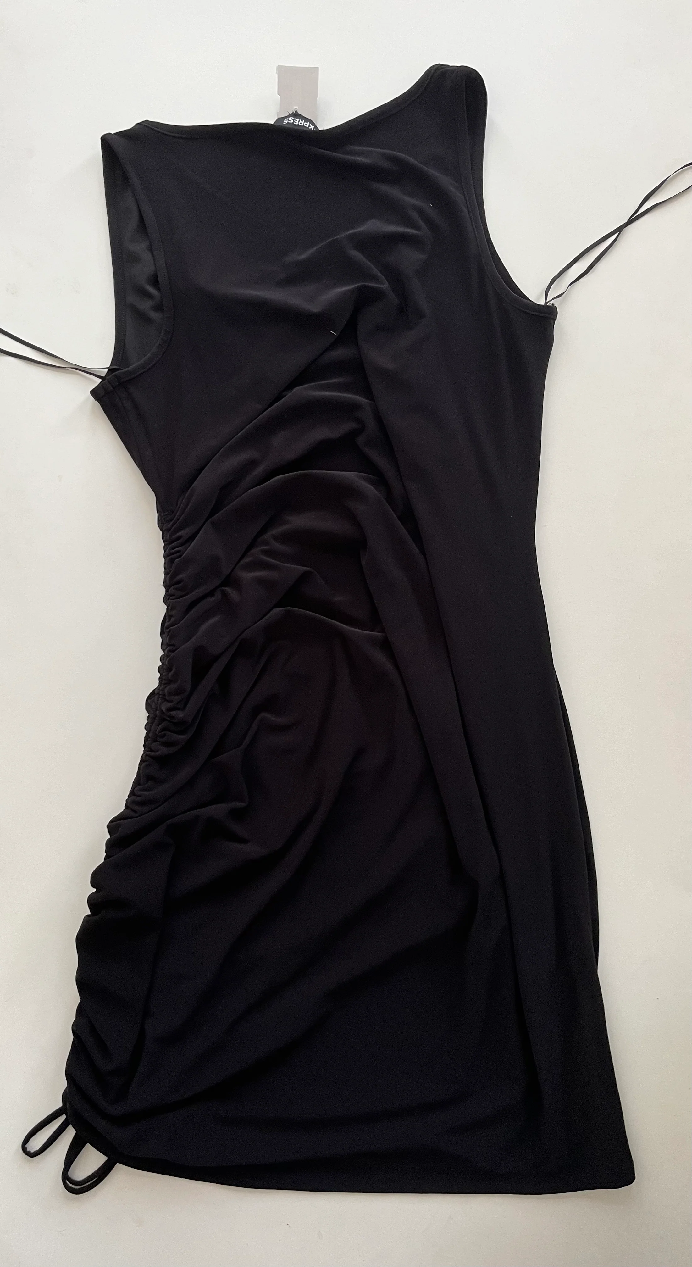 Dress Casual Midi By Express In Black, Size: L - Image 2