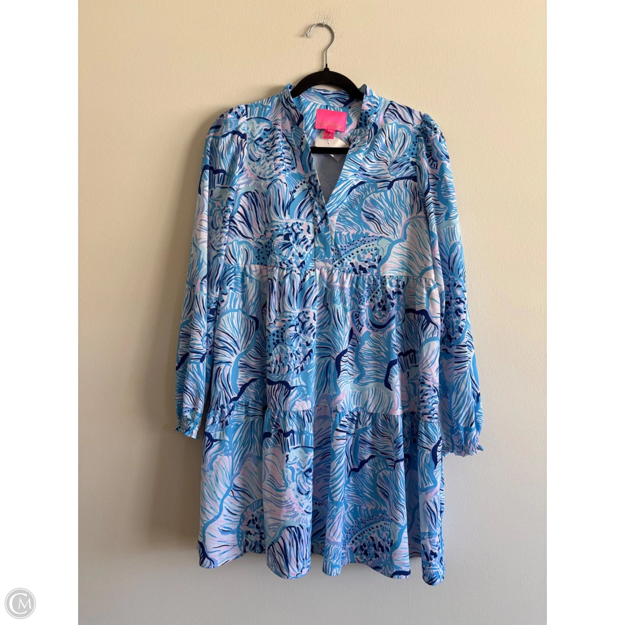 Dress Casual Maxi By Lilly Pulitzer In Blue, Size: Xs - Image 1