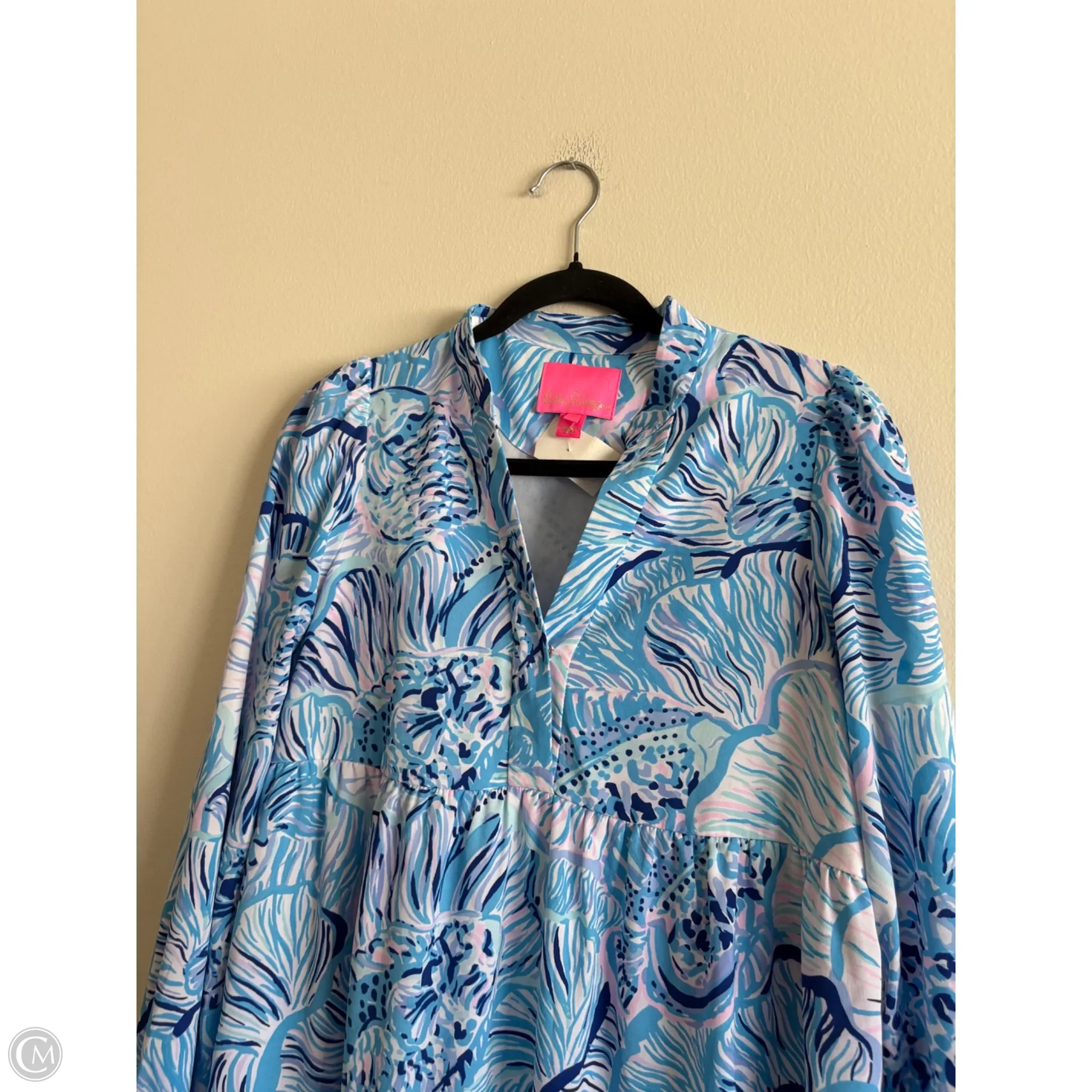 Dress Casual Maxi By Lilly Pulitzer In Blue, Size: Xs - Image 3