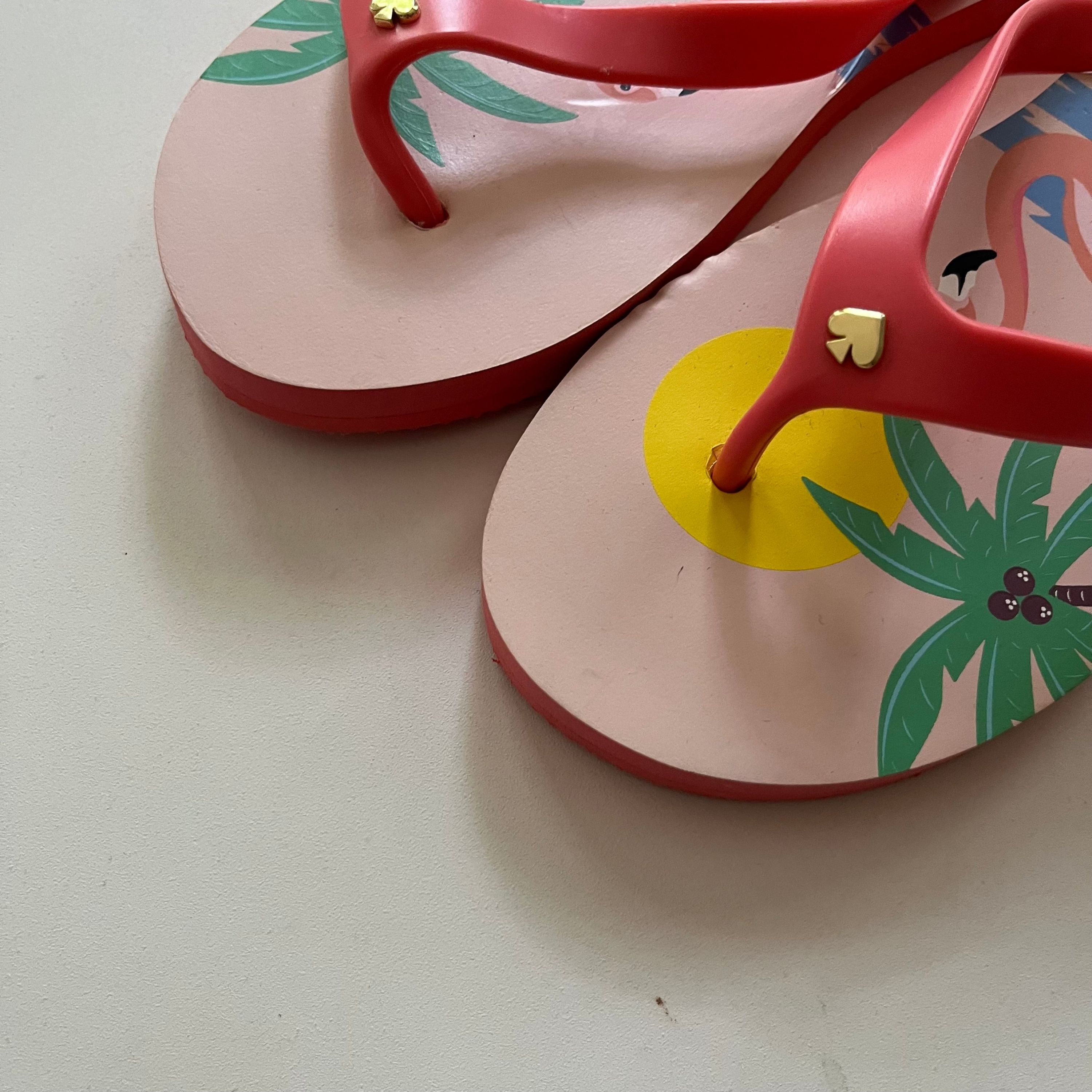 Sandals Flip Flops By Kate Spade In Pink, Size: 9 - Image 2