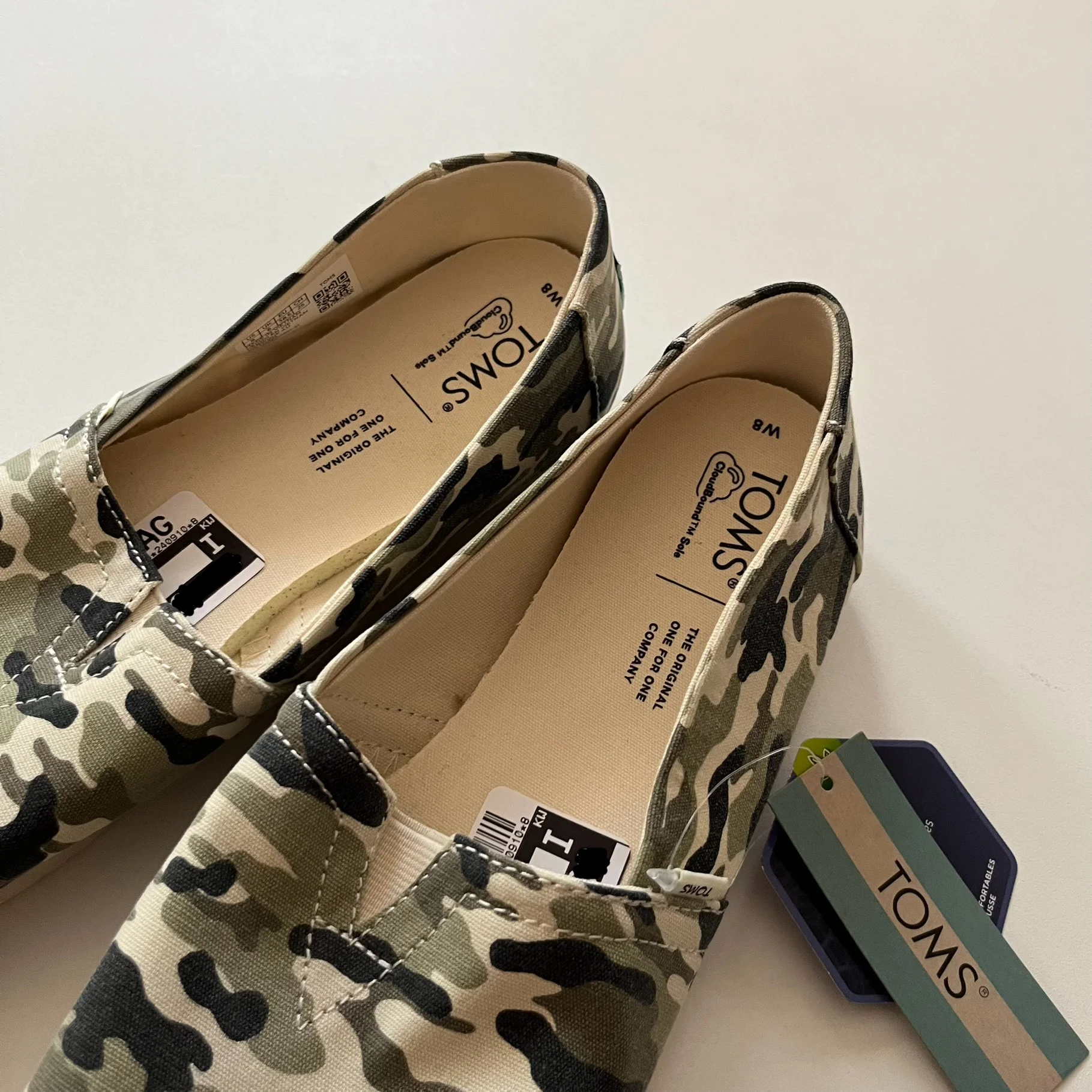Shoes Flats Ballet By Toms In Camoflauge, Size: 8 - Image 3