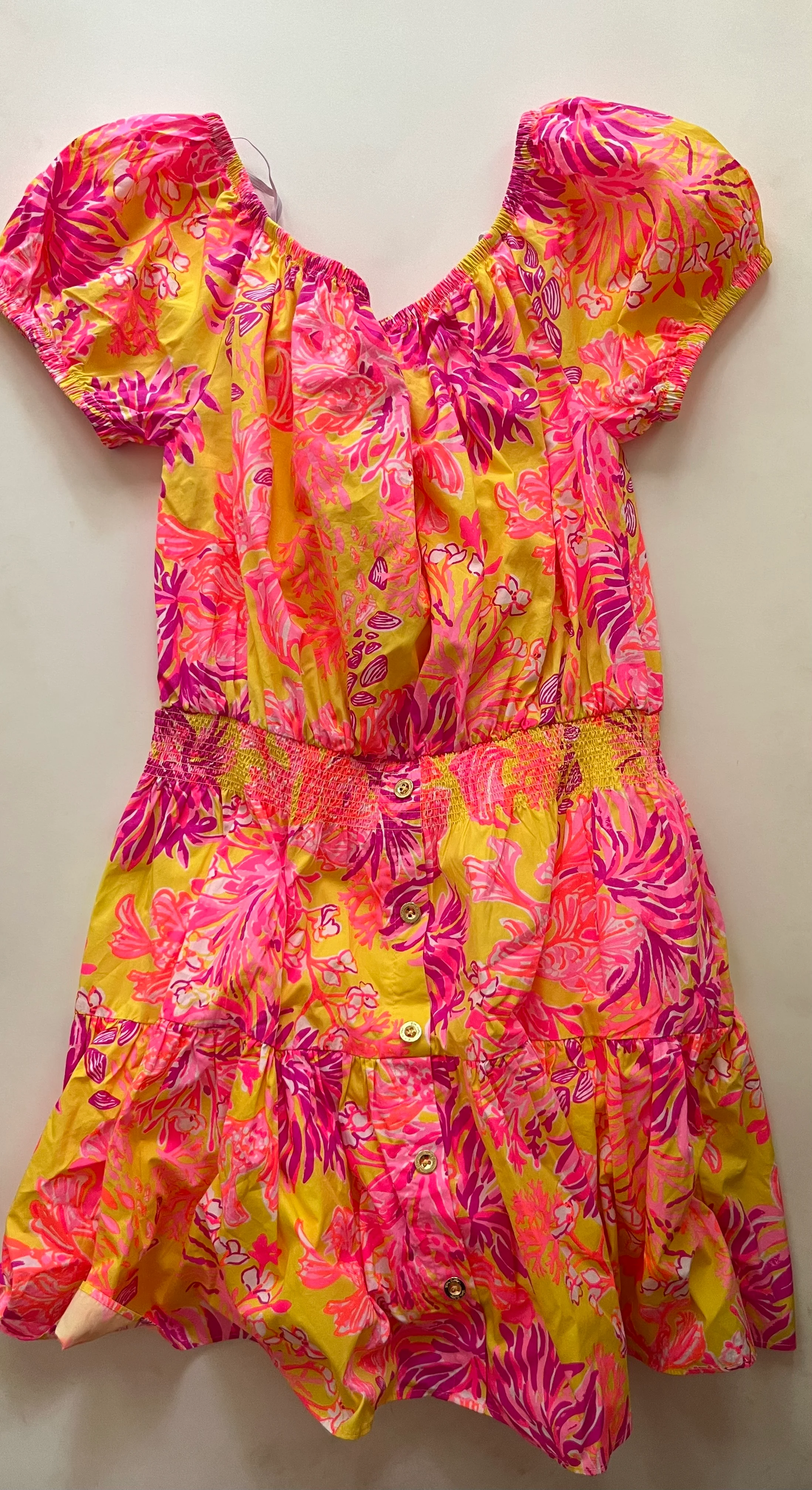 Dress Party Long By Lilly Pulitzer In Multi-colored, Size: Xl - Image 1
