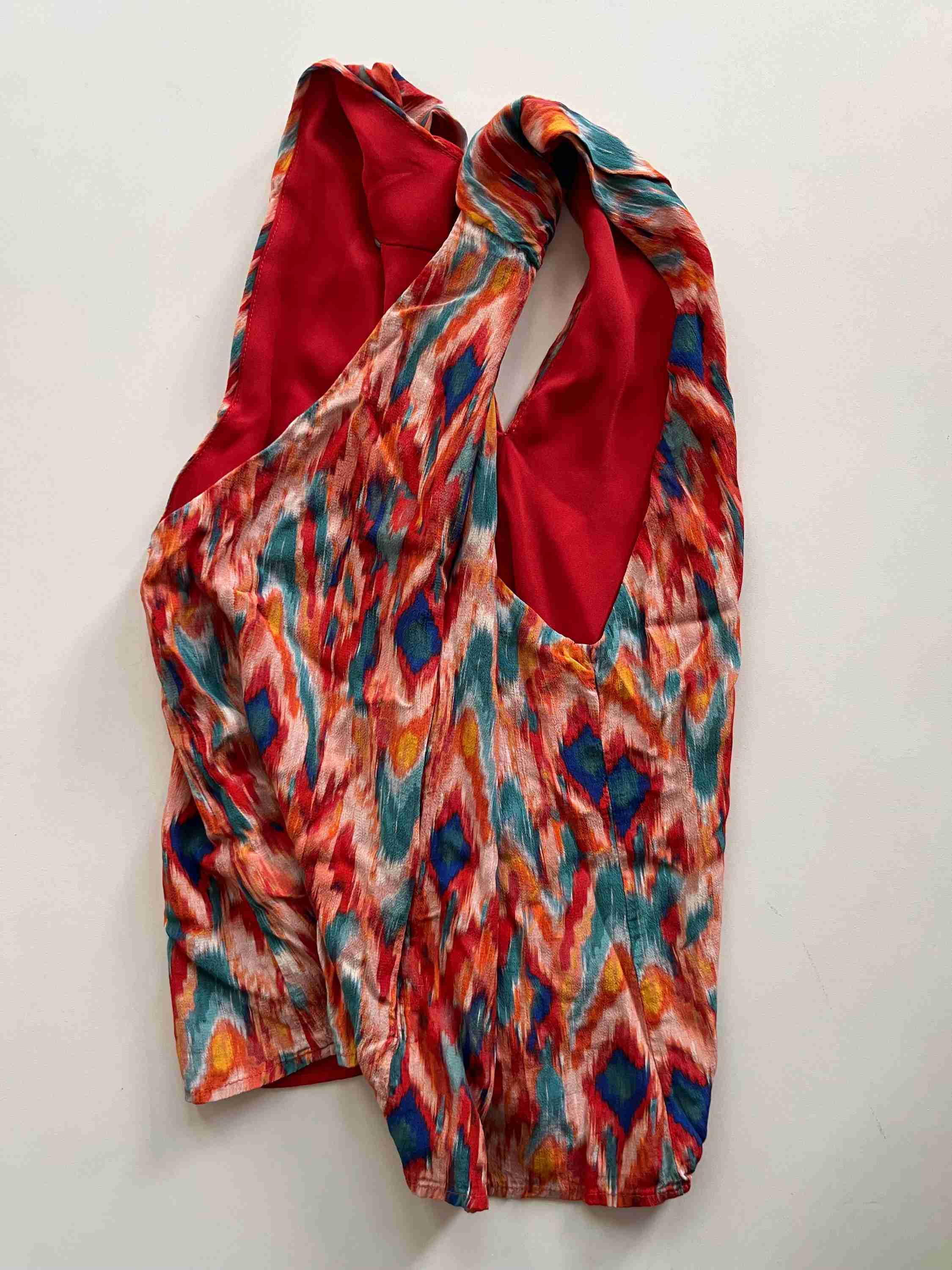 Blouse Long Sleeve By Fifteen Twenty In Multi-colored, Size: Xs - Image 2