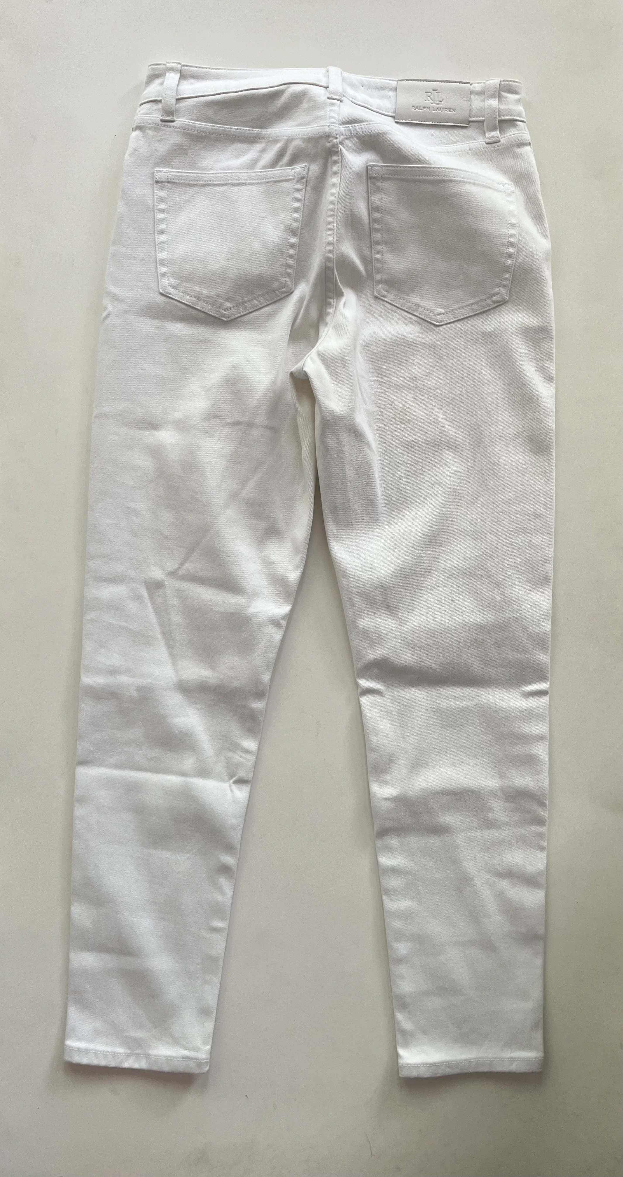 Jeans Straight By Lauren By Ralph Lauren In White, Size: 4 - Image 2