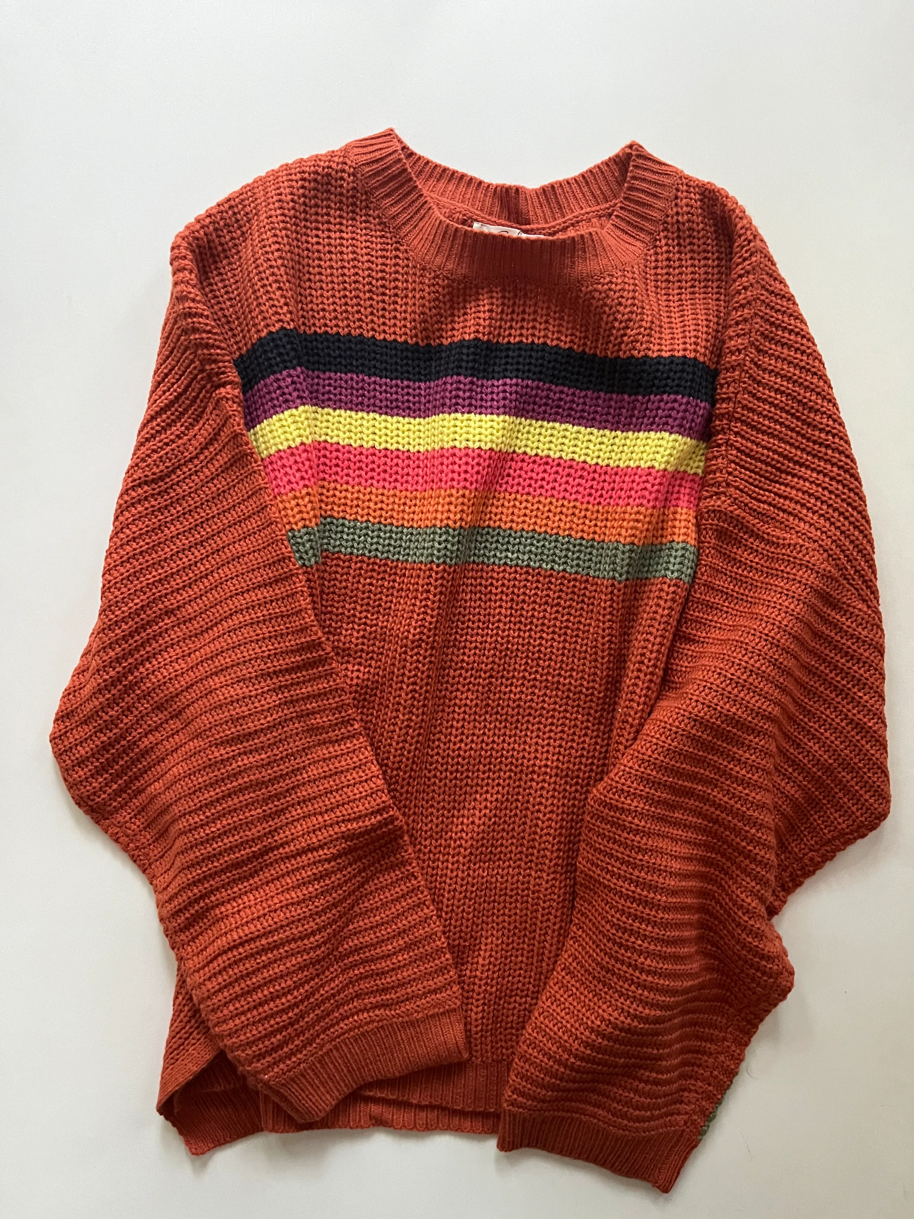 SWEATER EASEL in STRIPED, Size: M - Image 1