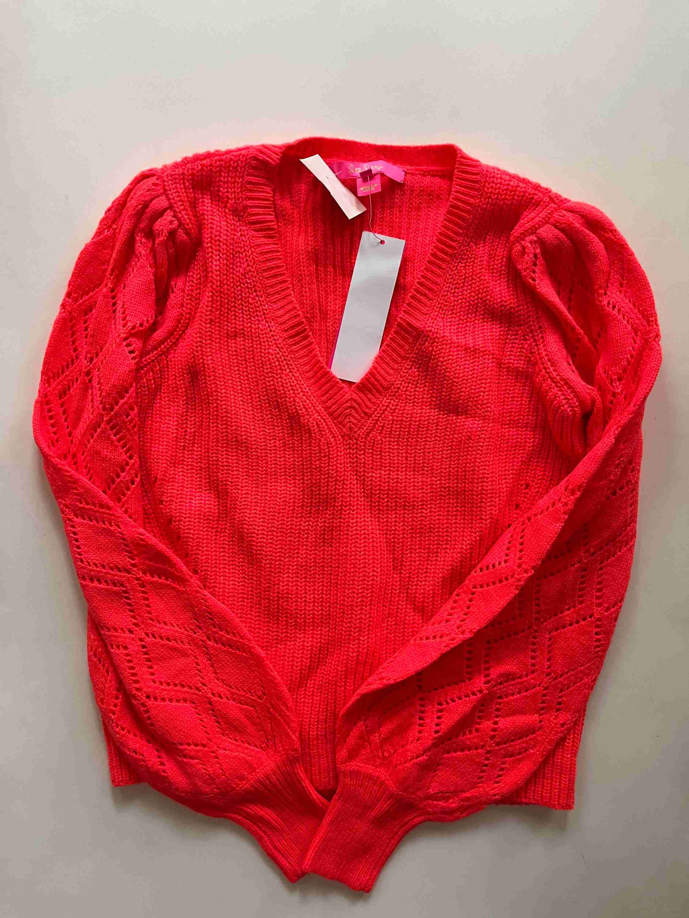 Sweater By Lilly Pulitzer In Orange, Size: Xs - Image 1