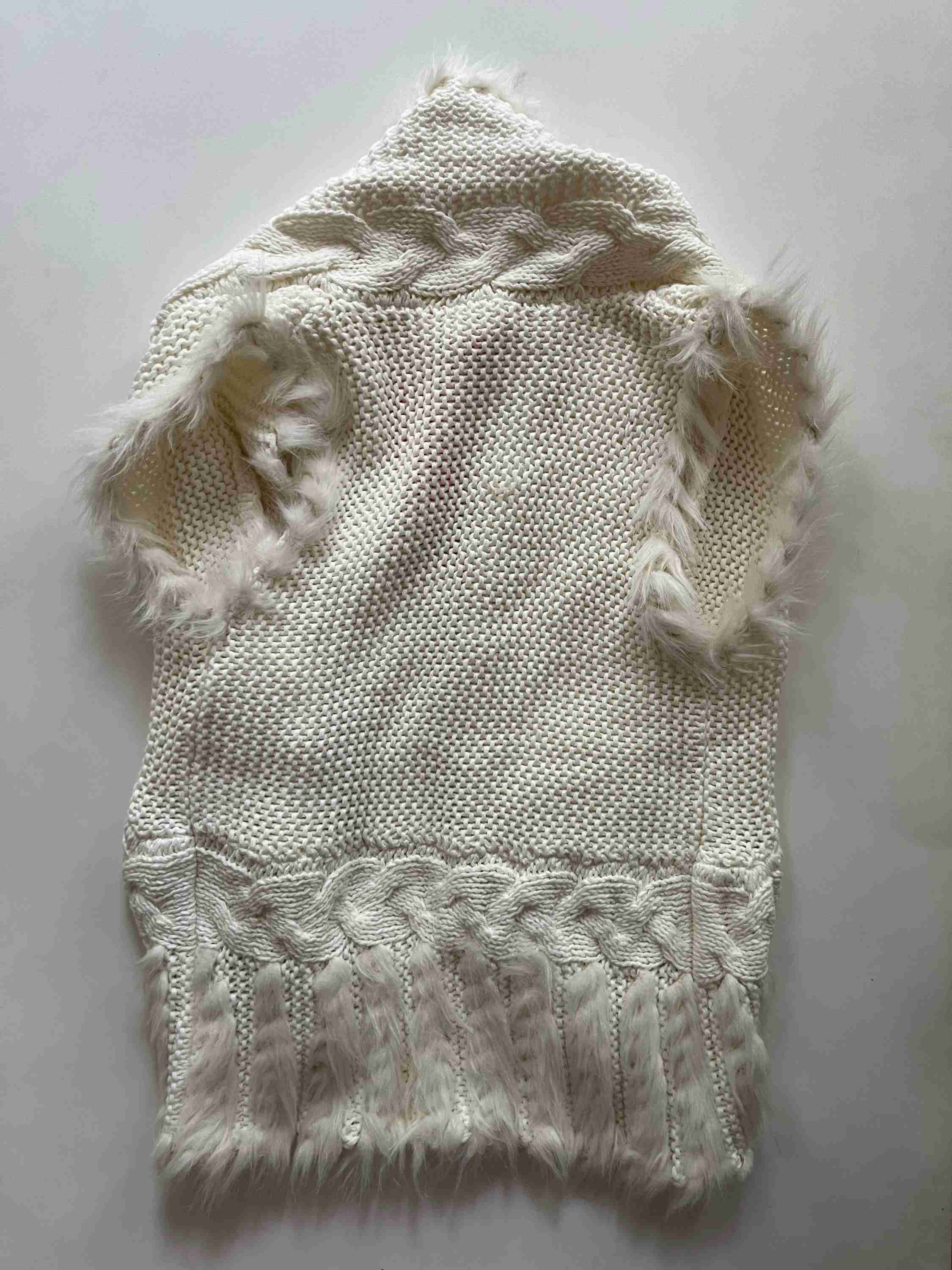 Vest Faux Fur & Sherpa By Lilly Pulitzer In Cream, Size: Xxs - Image 2
