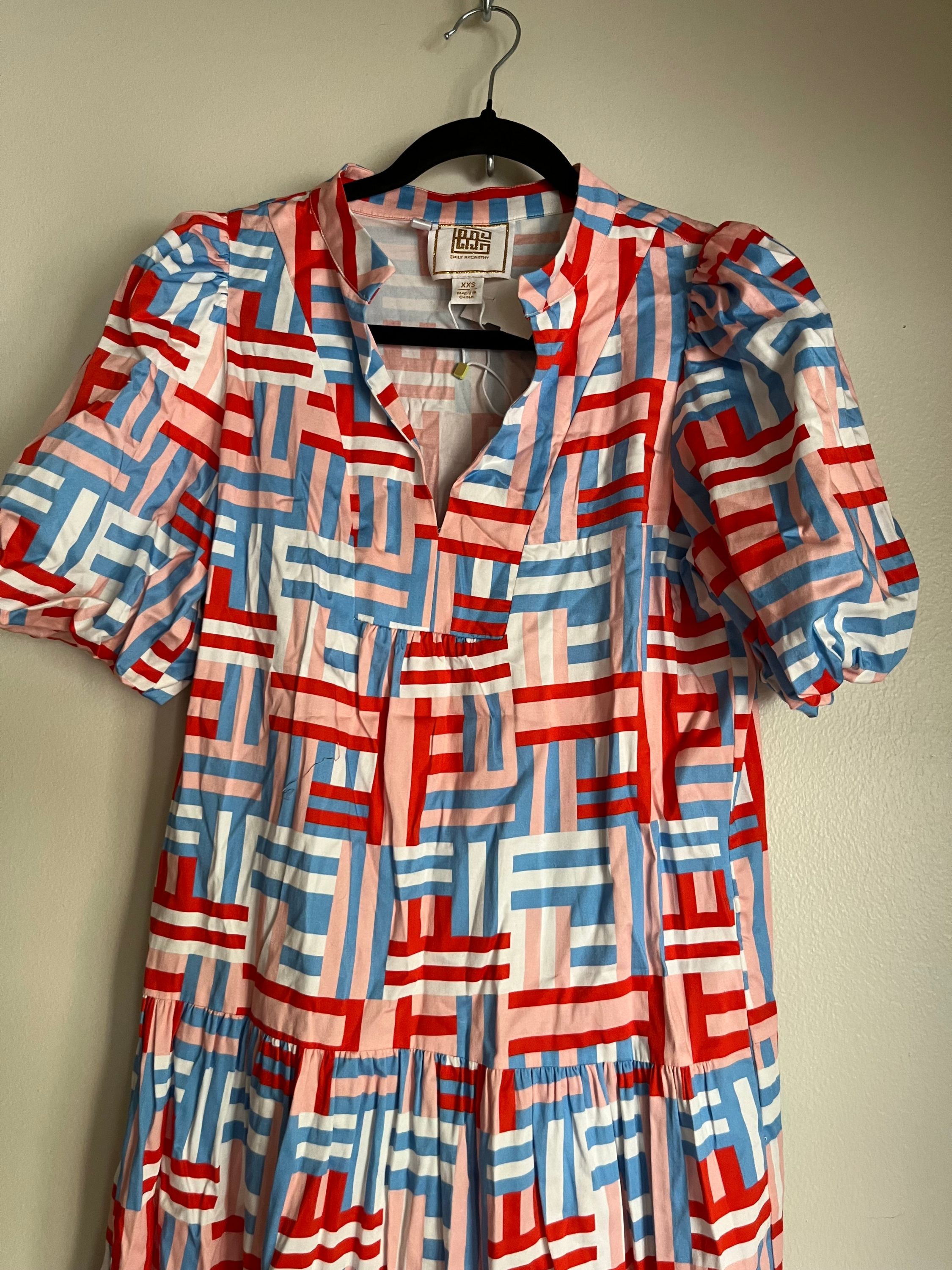 Dress Casual Maxi By Emily McCarthy In Multi-colored, Size: Xxs - Image 3