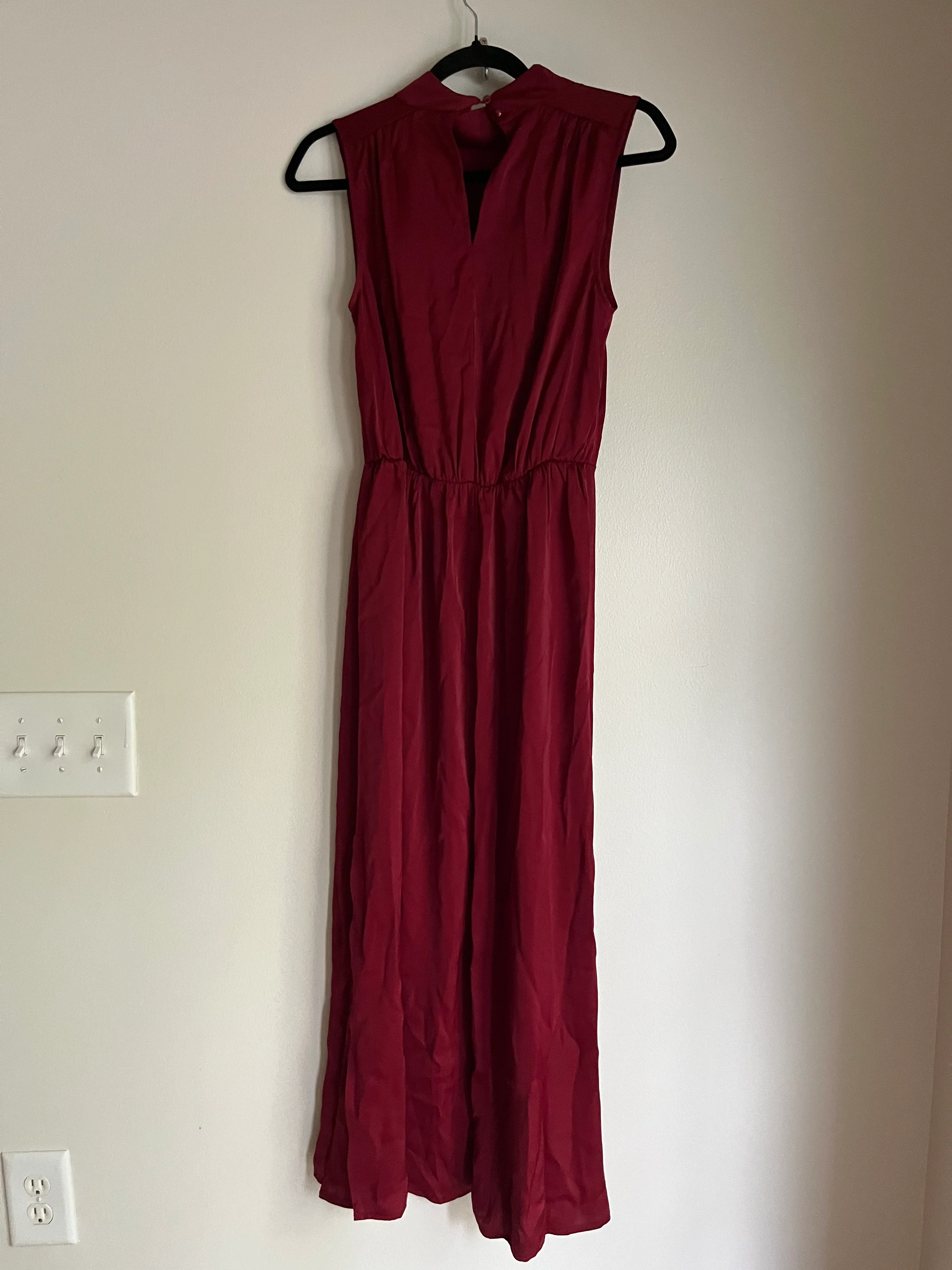 Dress Casual Maxi By Pretty Garden In Burgundy, Size: S - Image 2