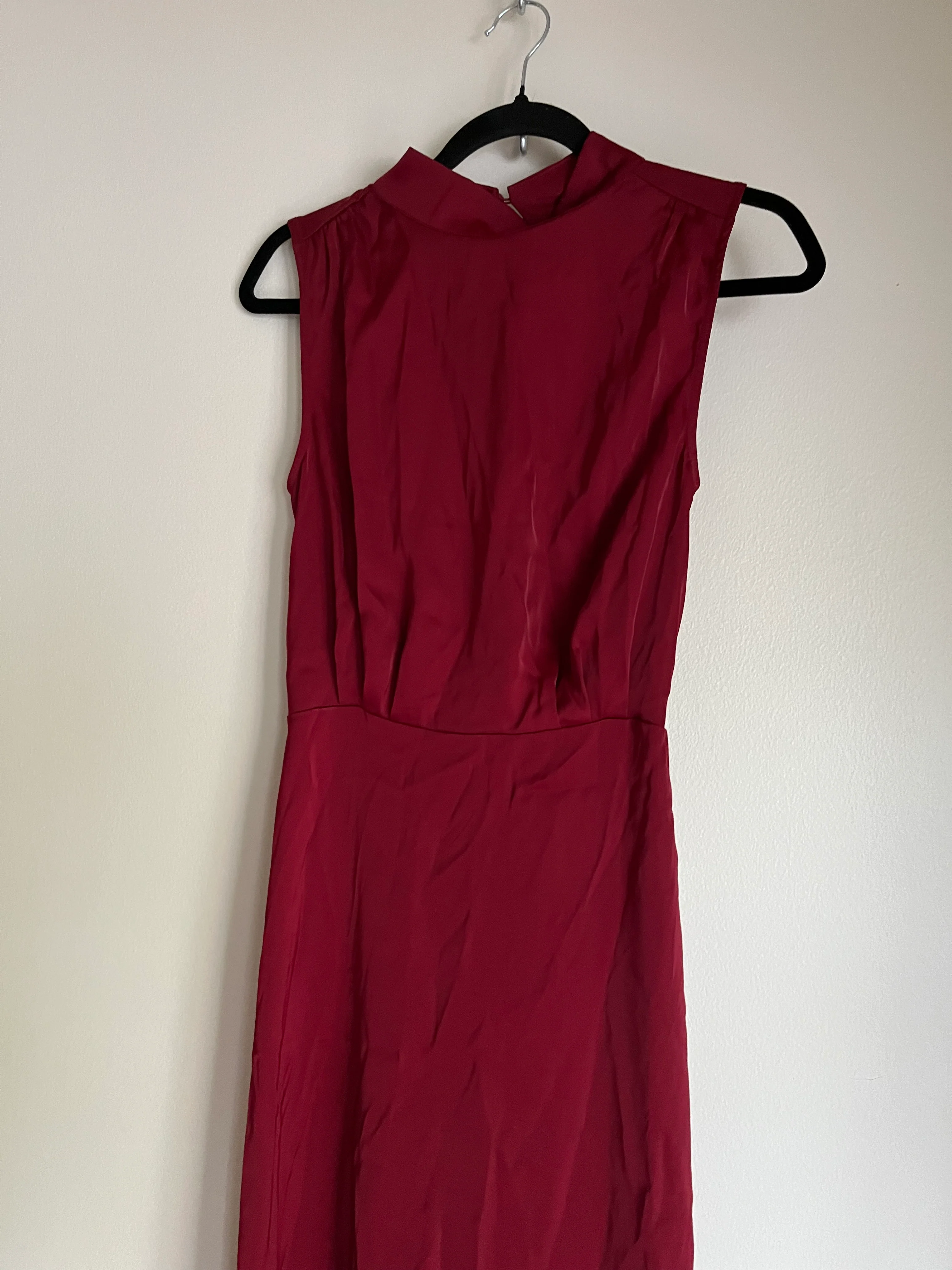 Dress Casual Maxi By Pretty Garden In Burgundy, Size: S - Image 3
