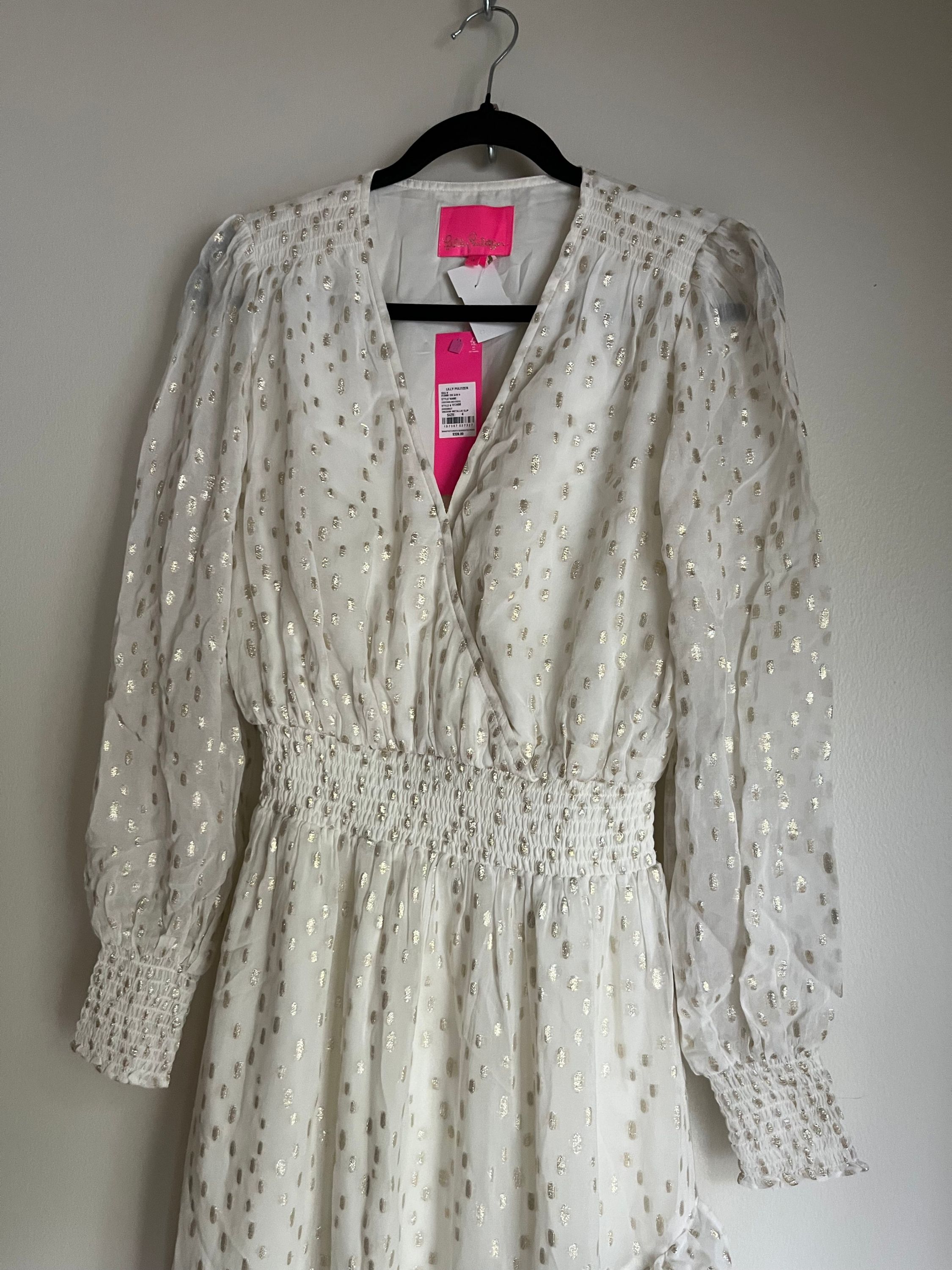 Dress Party Long By Lilly Pulitzer In Cream, Size: S - Image 3
