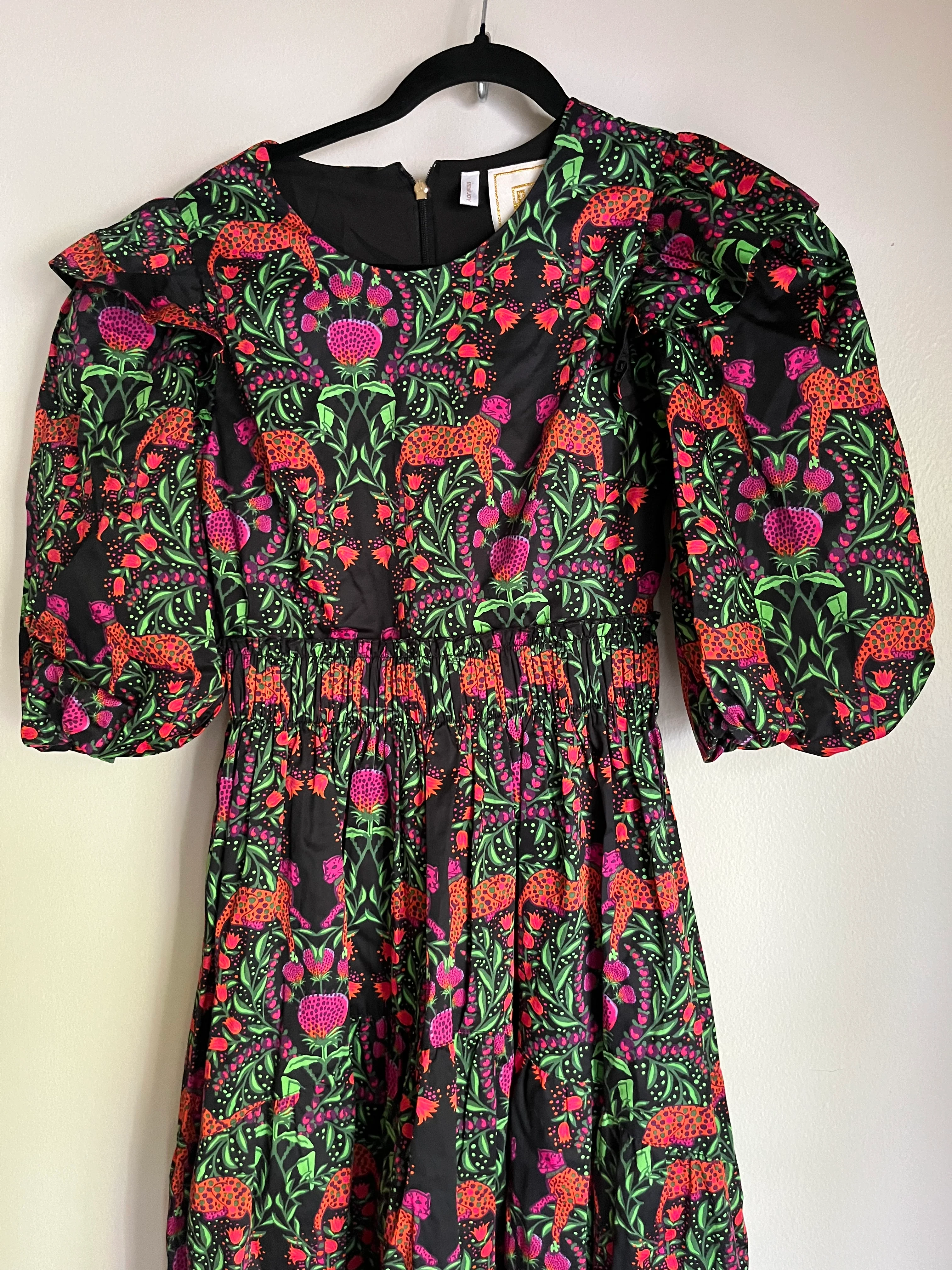 Dress Casual Maxi By Emily McCarthy In Animal Print, Size: Xs - Image 3