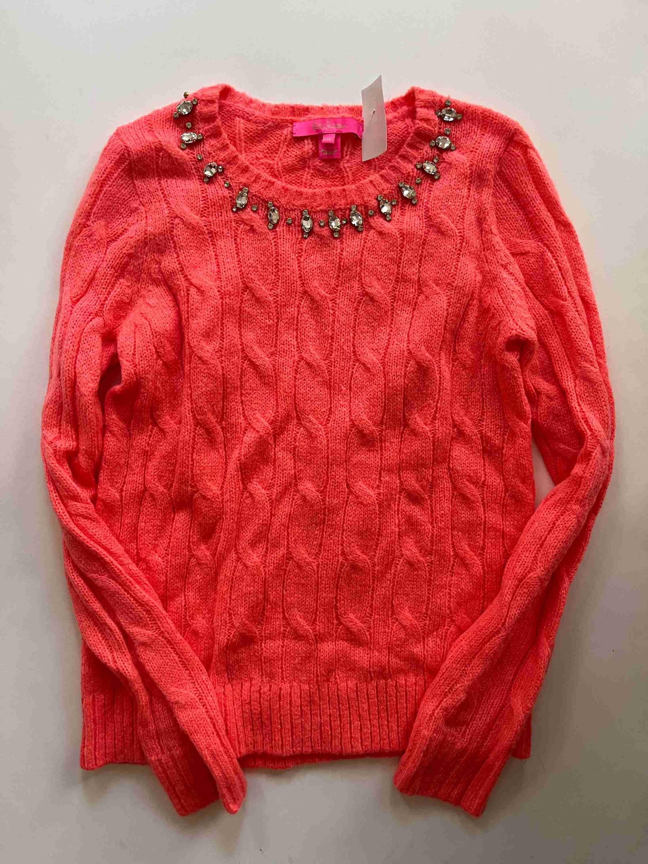 Sweater By Lilly Pulitzer In Coral, Size: Xs - Image 1