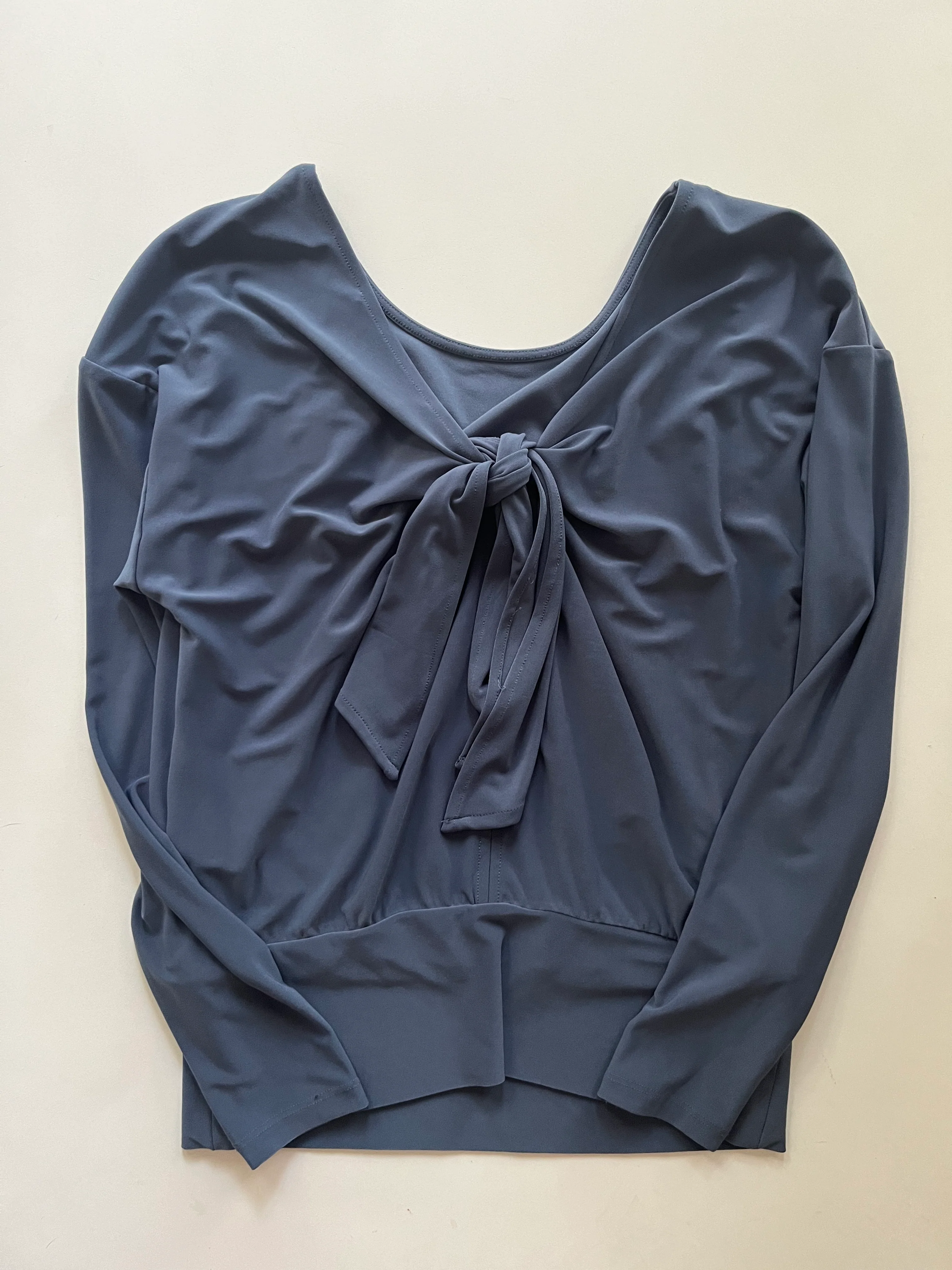 Blouse Long Sleeve By White House Black Market O In Blue, Size: Xs - Image 2