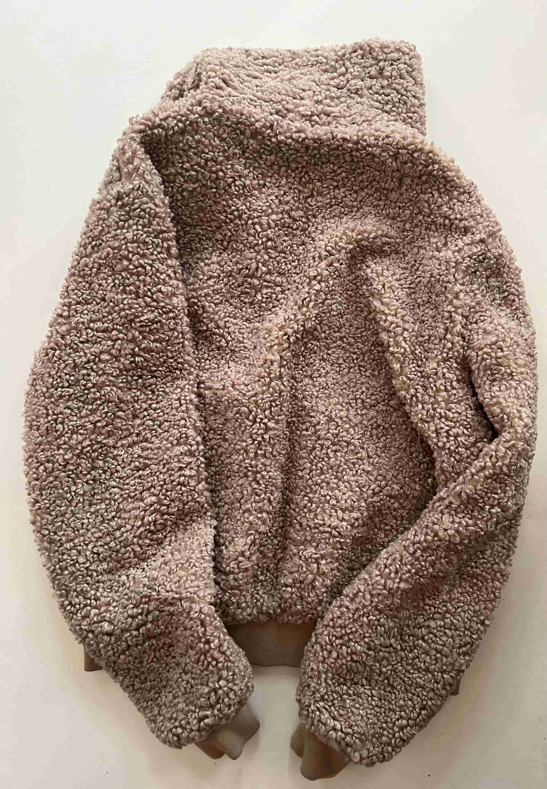 Jacket Faux Fur & Sherpa By Garage In Tan, Size: S - Image 2