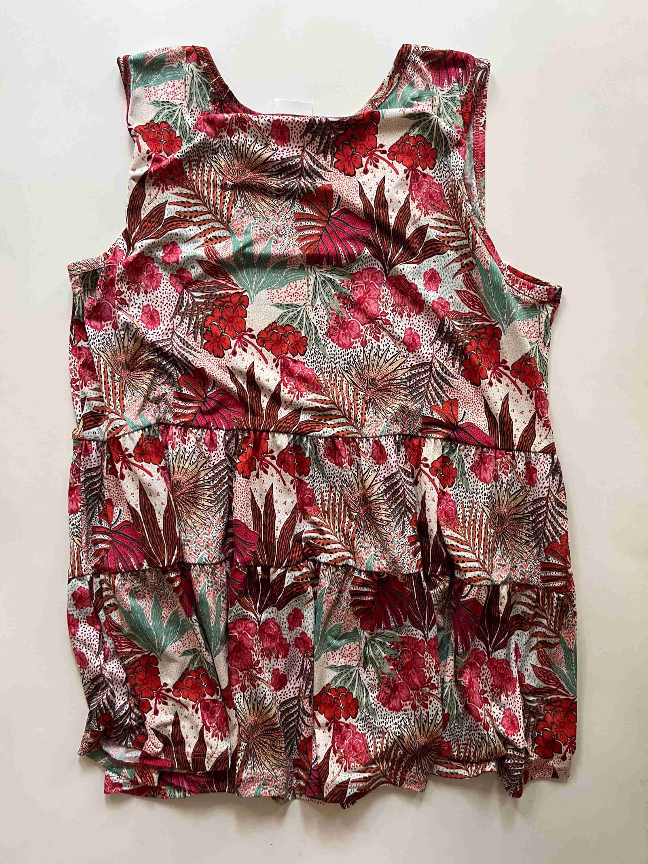 Blouse Sleeveless By Be Stage  In Floral, Size: 1x - Image 2