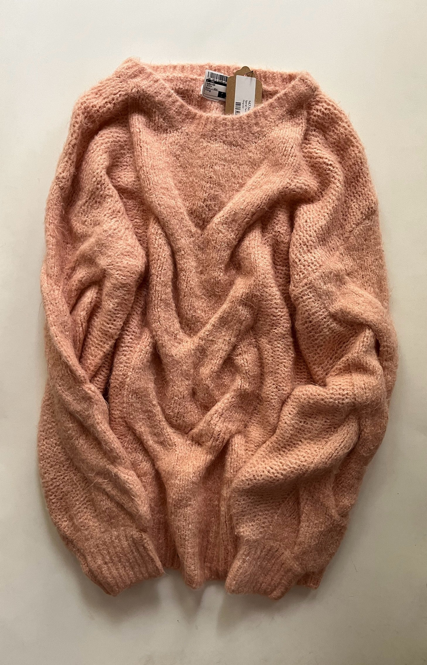 Sweater By Blui In Peach, Size: M