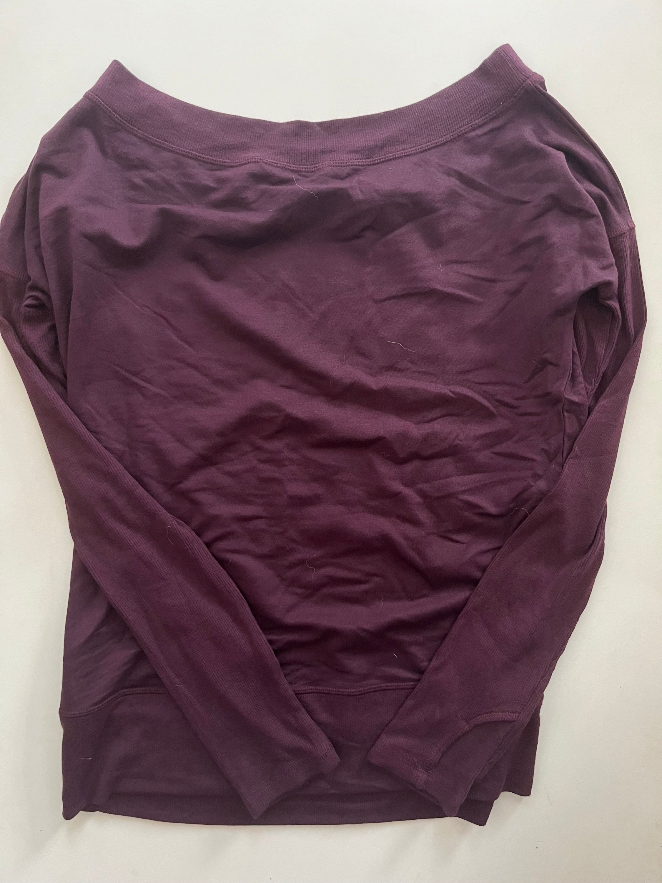 Sweatshirt Crewneck By Athleta In Plum, Size: M - Image 2