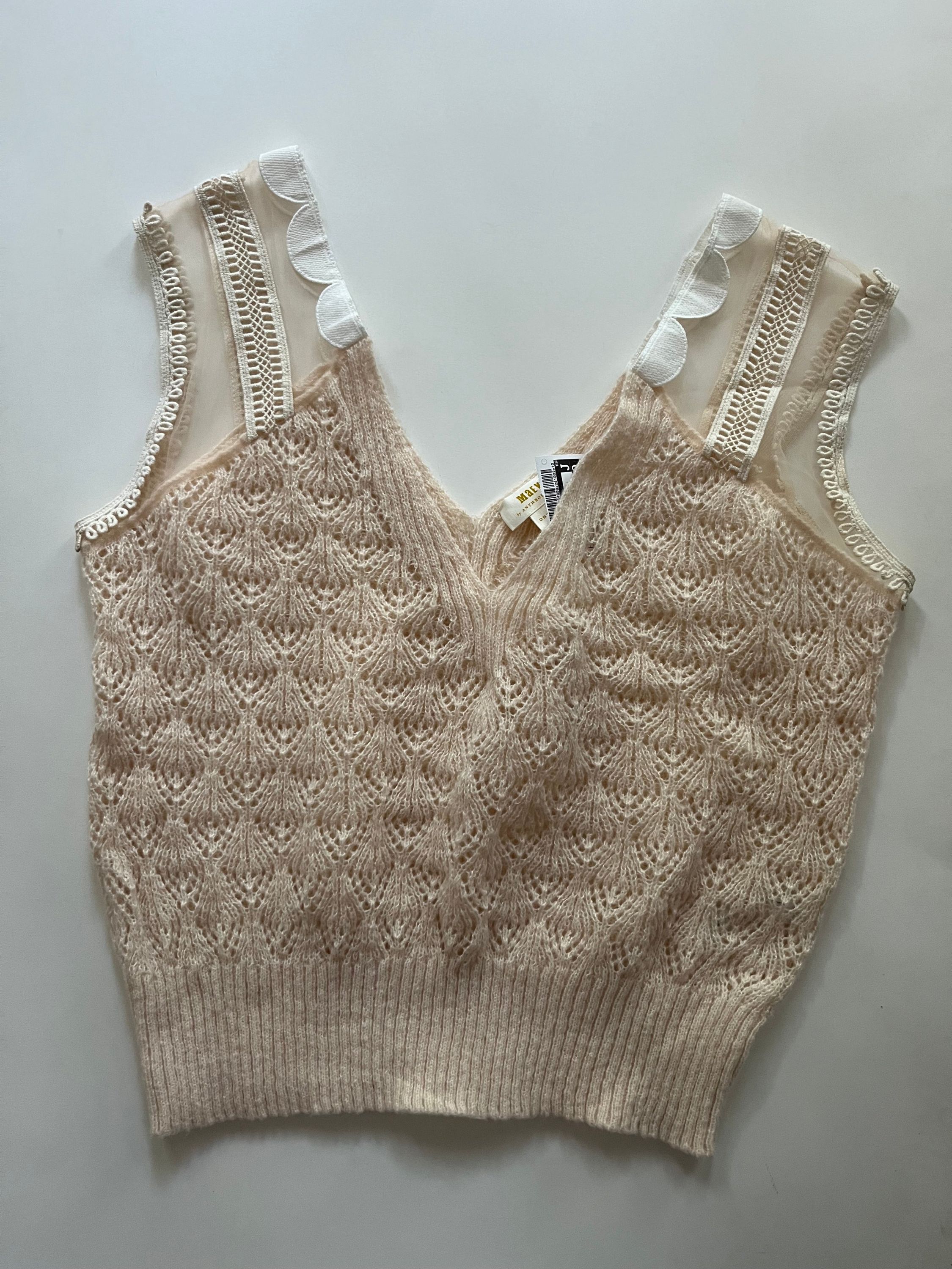 Sweater By Maeve In Cream, Size: Osfm - Image 1