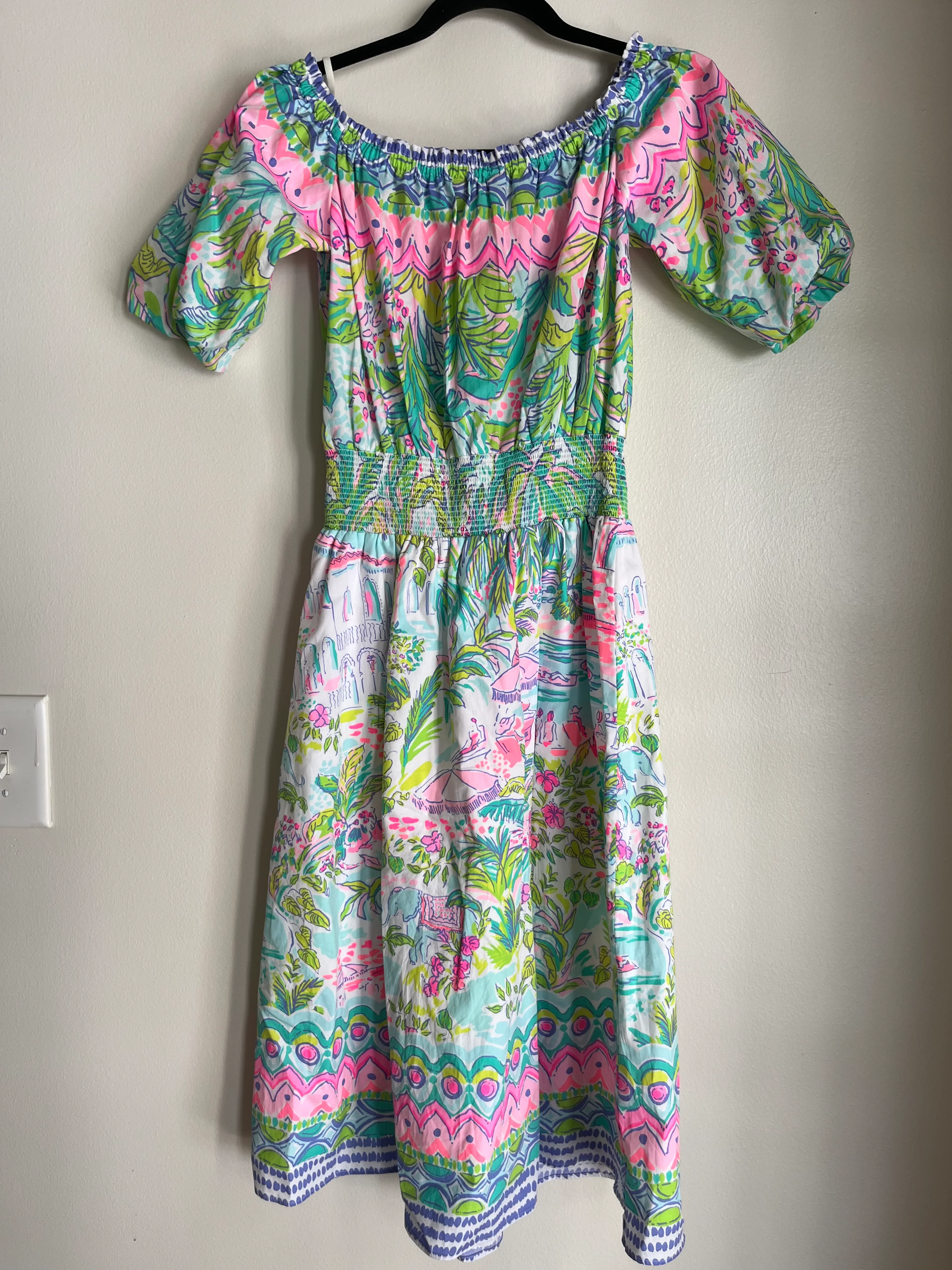 Dress Party Midi By Lilly Pulitzer In Multi-colored, Size: Xs - Image 2