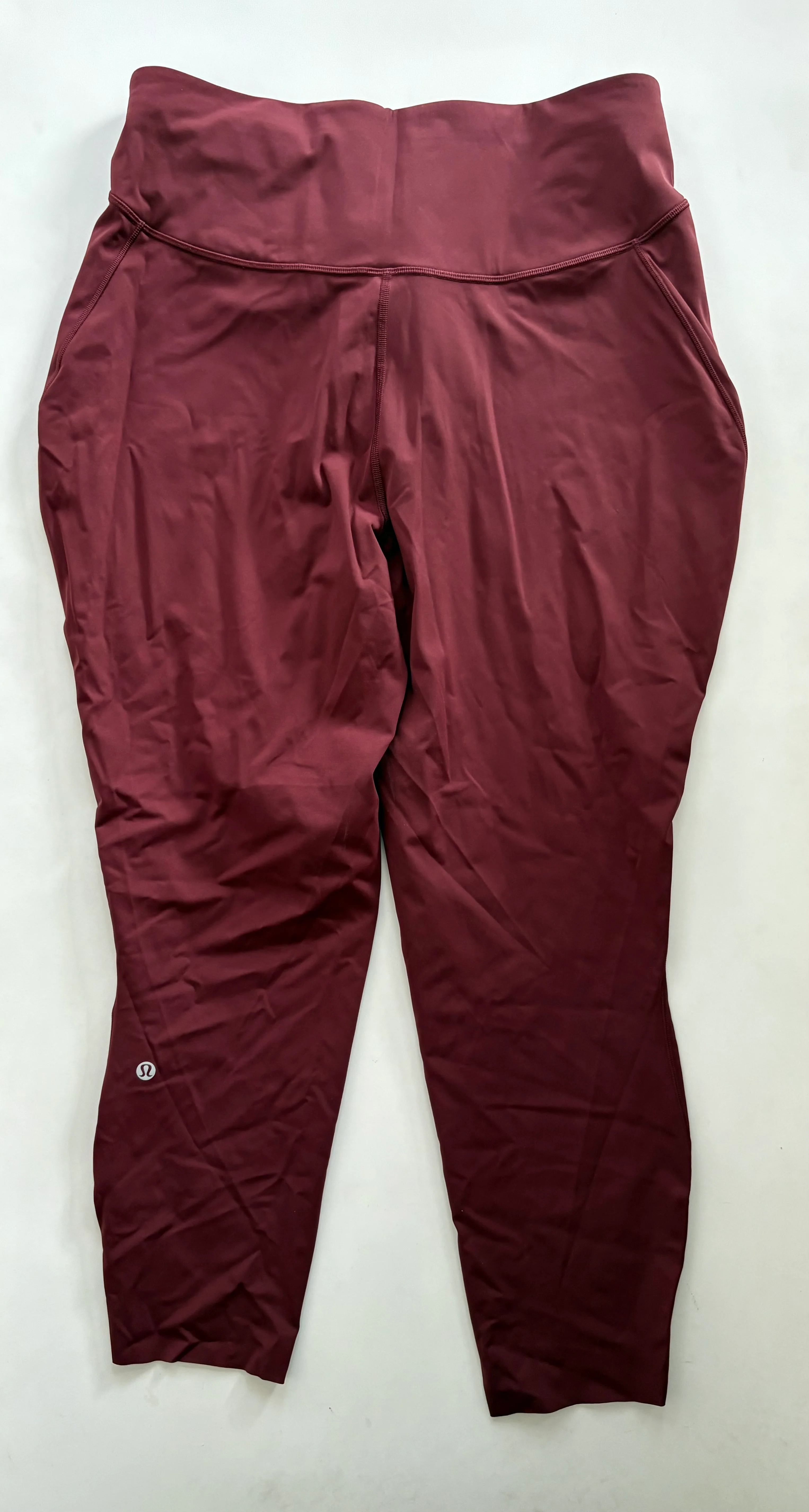 Athletic Leggings By Lululemon In Burgundy, Size: 1x - Image 2
