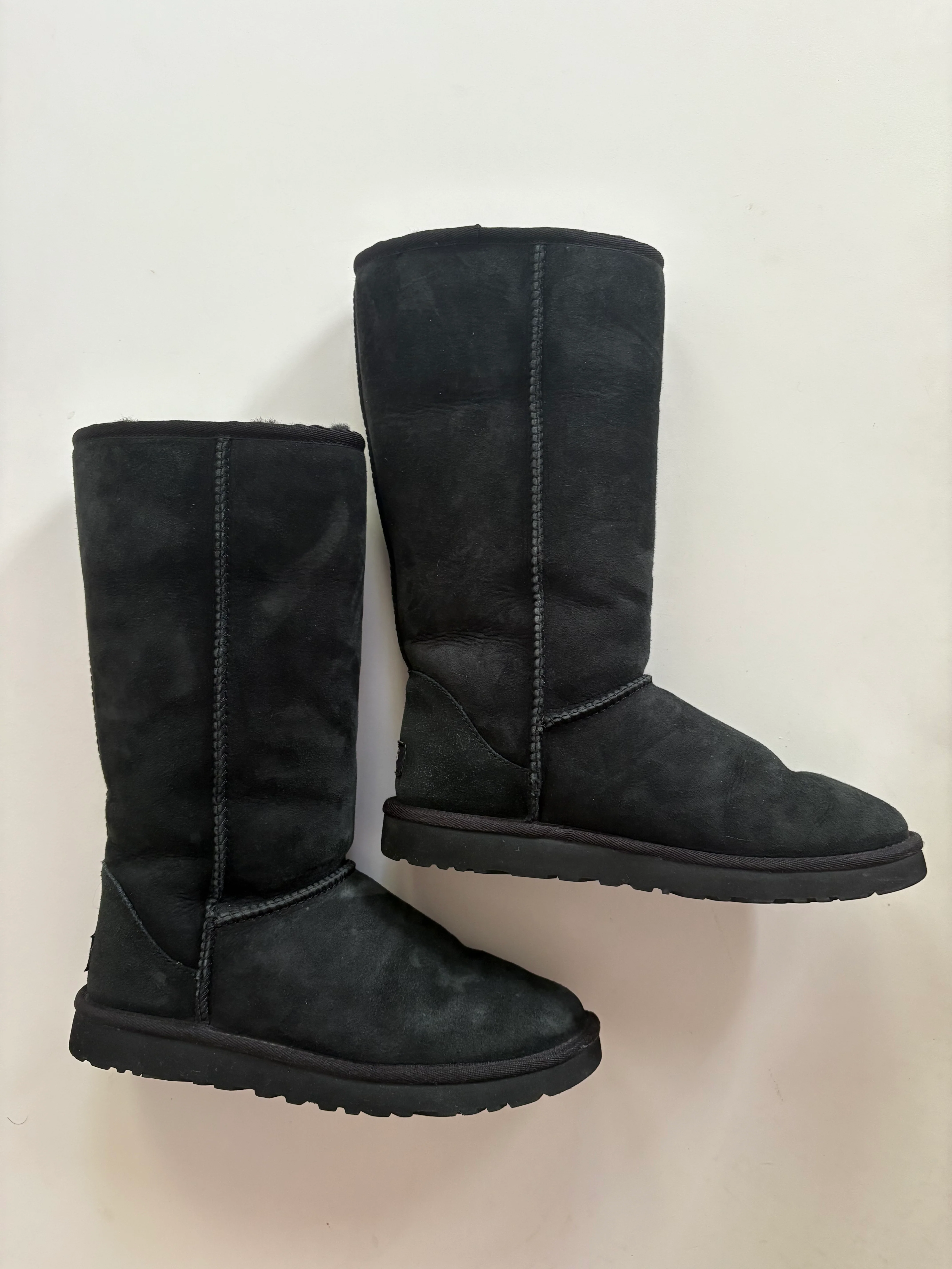 Boots Knee Flats By Ugg In Black, Size: 7 - Image 3