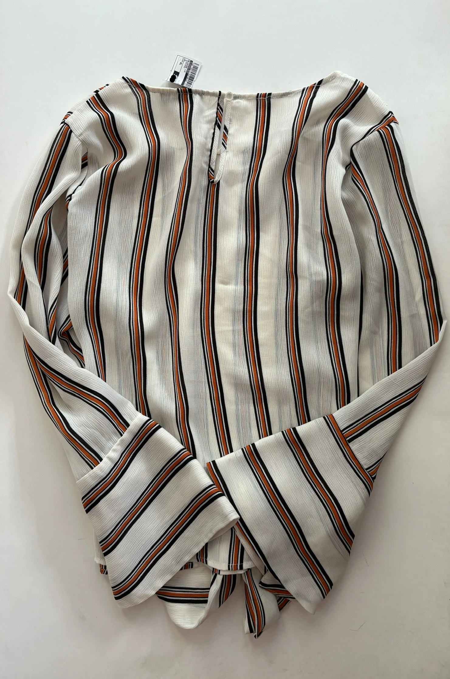 Blouse Long Sleeve By Luxology In Striped, Size: Xl - Image 2