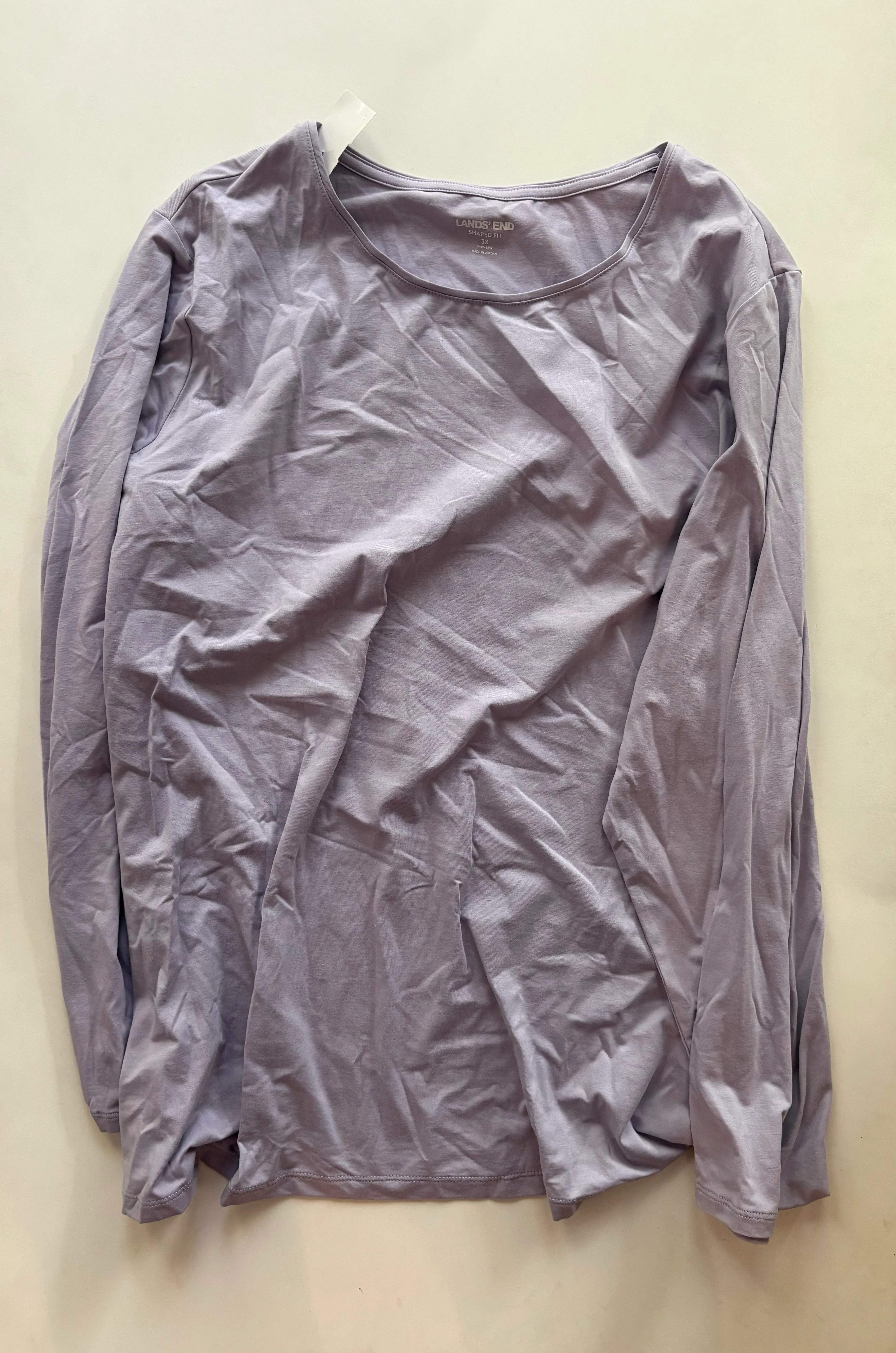 Top Long Sleeve By Lands End In Lavender, Size: 3x - Image 1